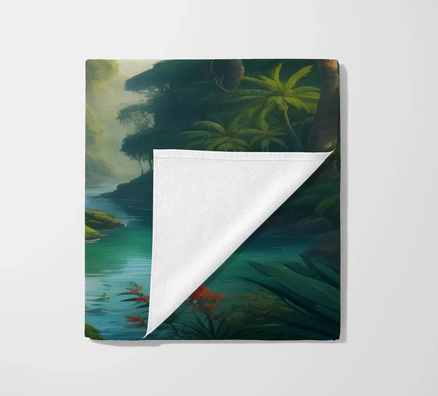 Foresta pluviale telo mare da Charnwood Prints