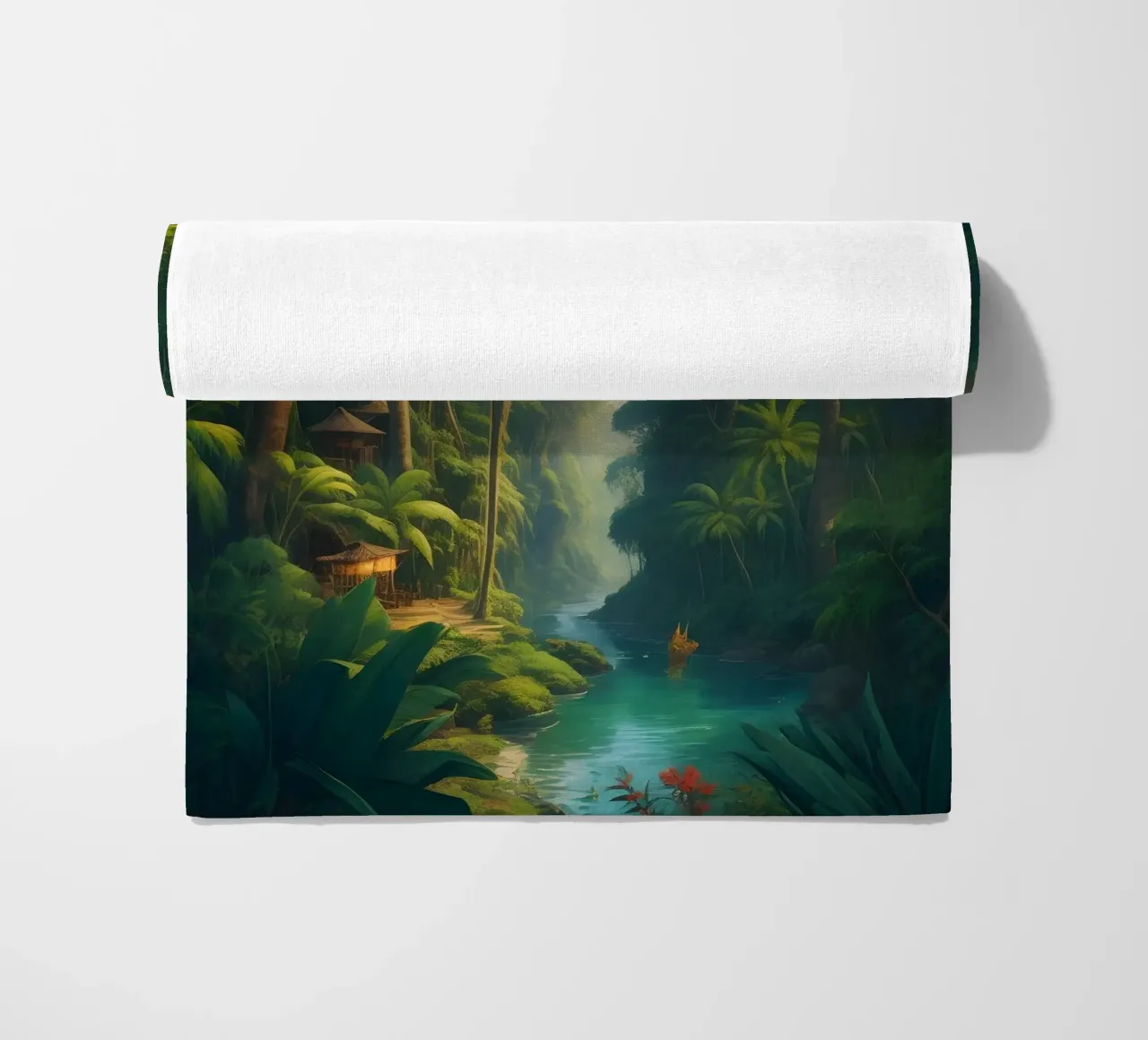 Foresta pluviale telo mare da Charnwood Prints