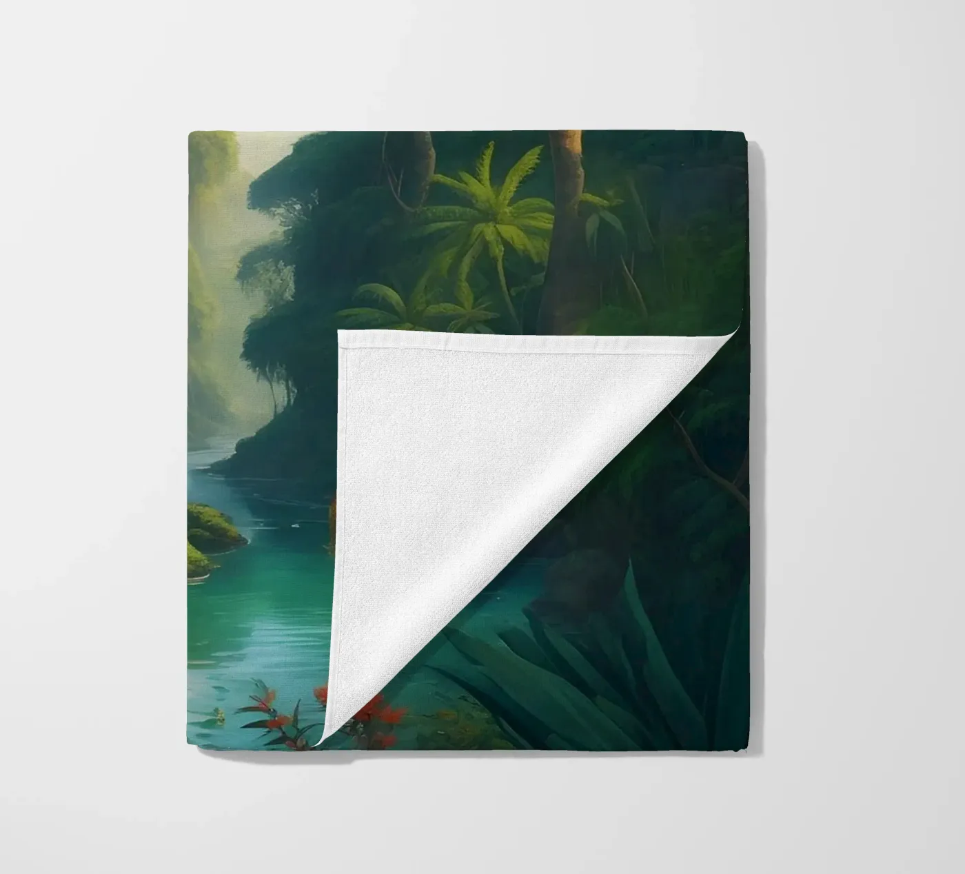 Foresta pluviale telo mare da Charnwood Prints