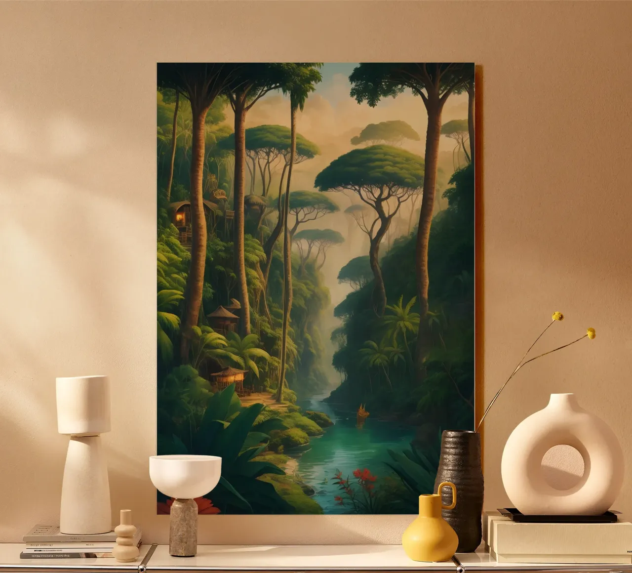 Foresta pluviale plexiglass da Charnwood Prints