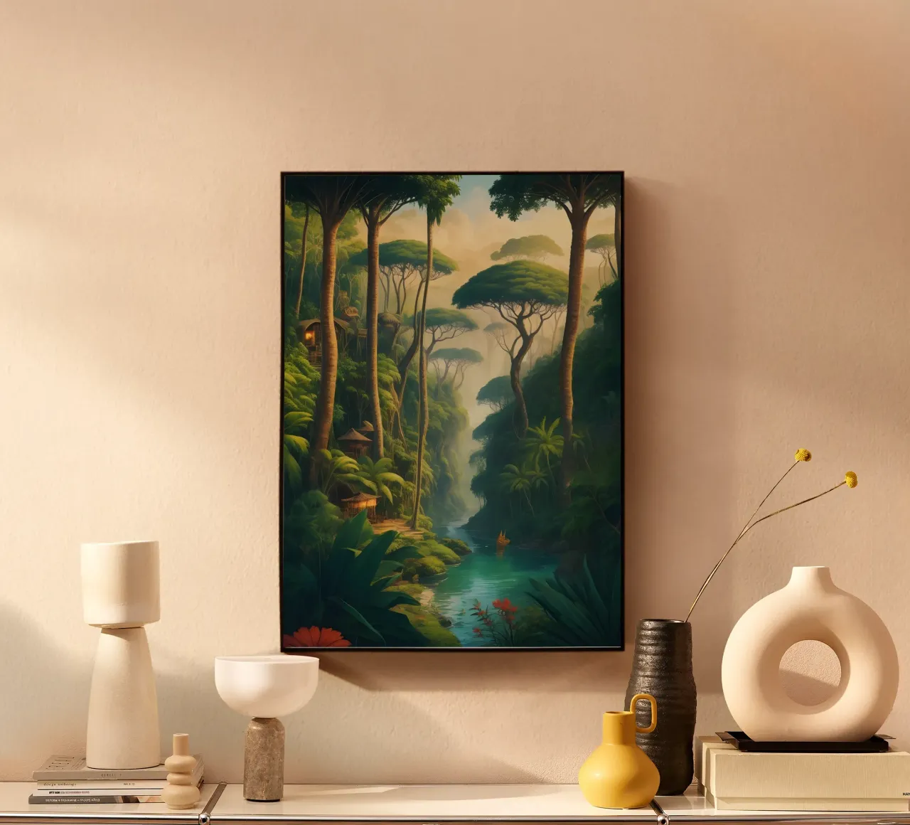 Foresta pluviale alluminio dibond da Charnwood Prints