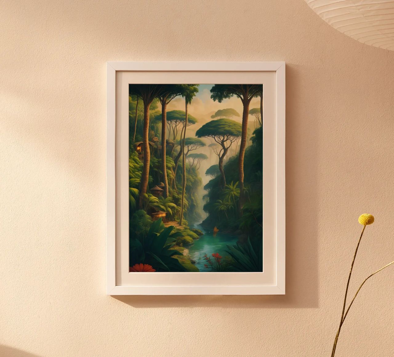 Regenwoud poster van Charnwood Prints