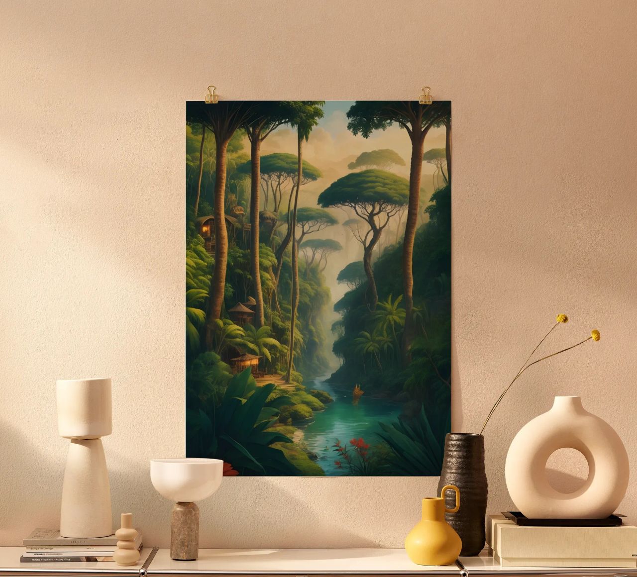 Regenwoud poster van Charnwood Prints