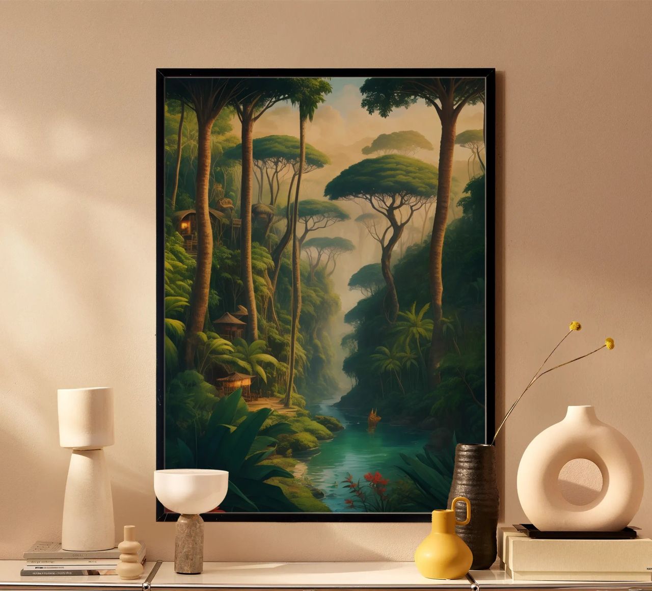 Regenwoud poster van Charnwood Prints