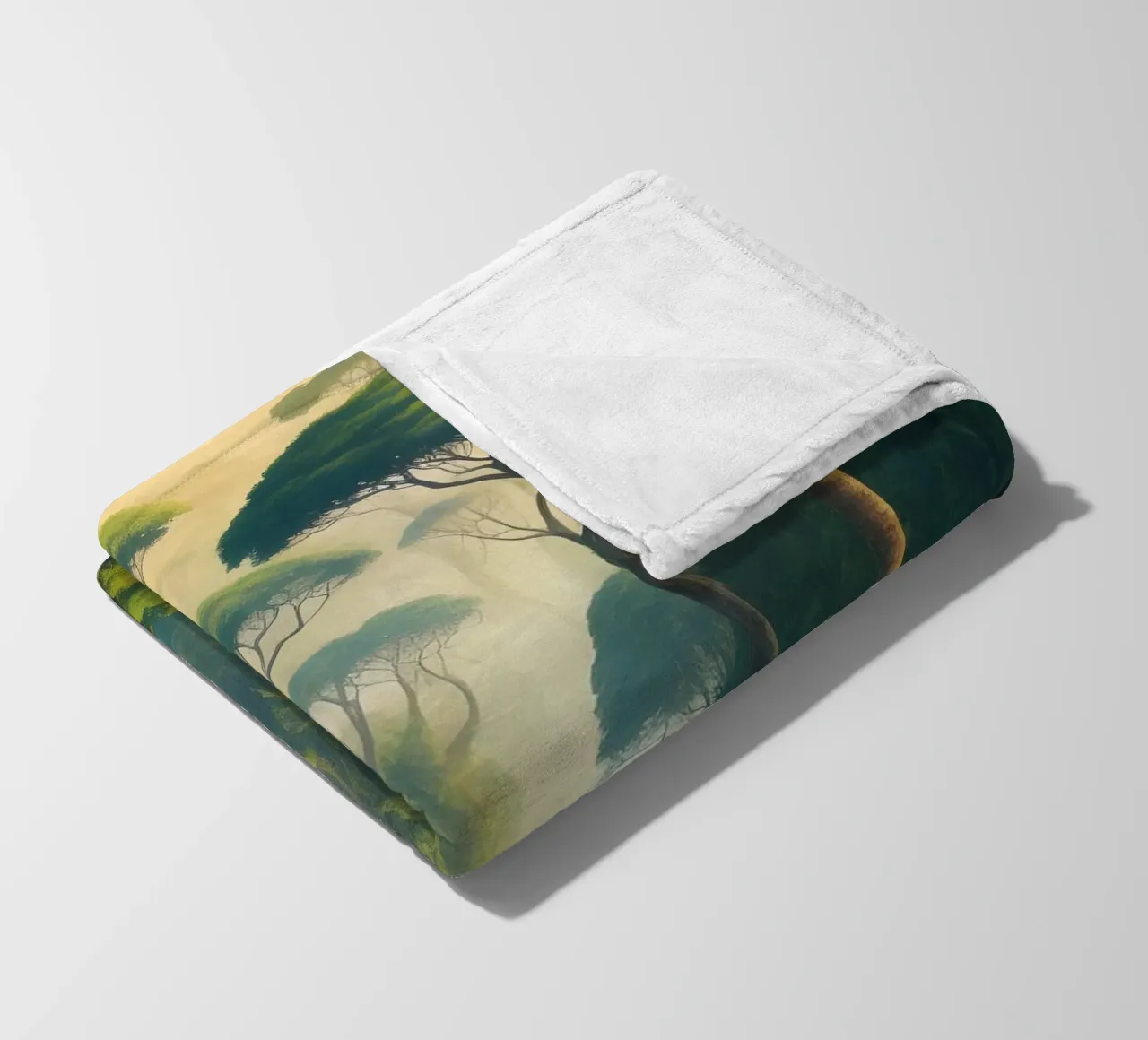 Regenwoud fleecedeken van Charnwood Prints