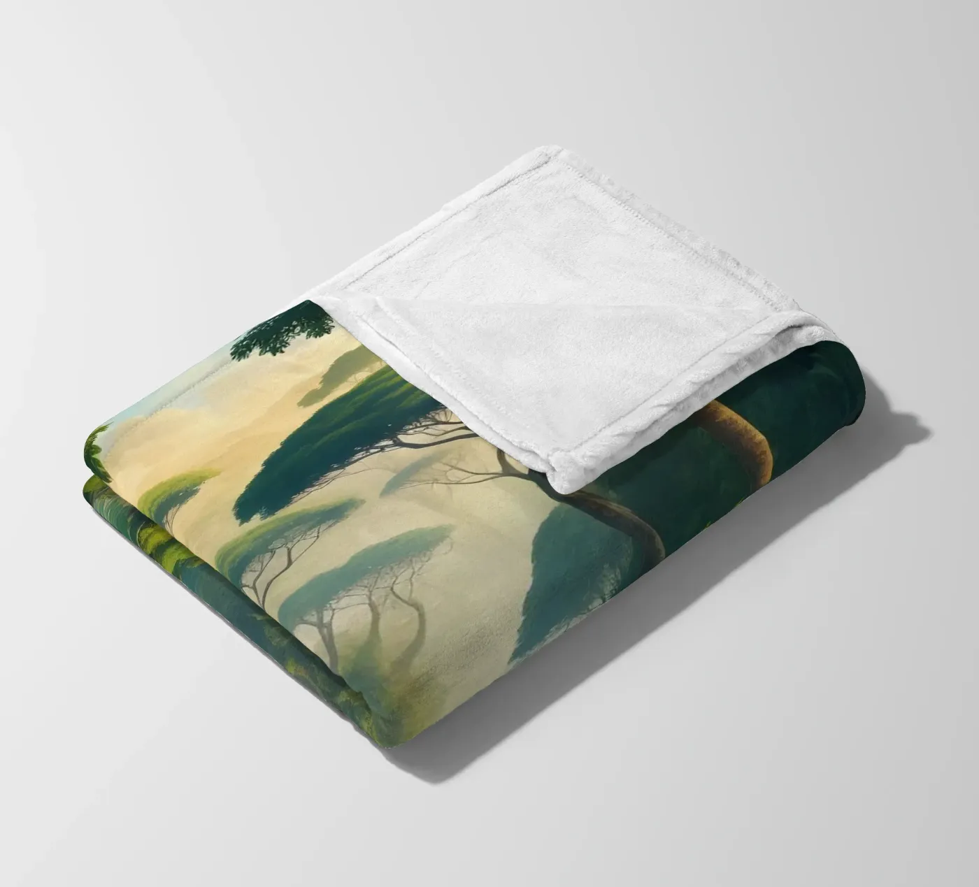 Rainforest plaid polaire de Charnwood Prints