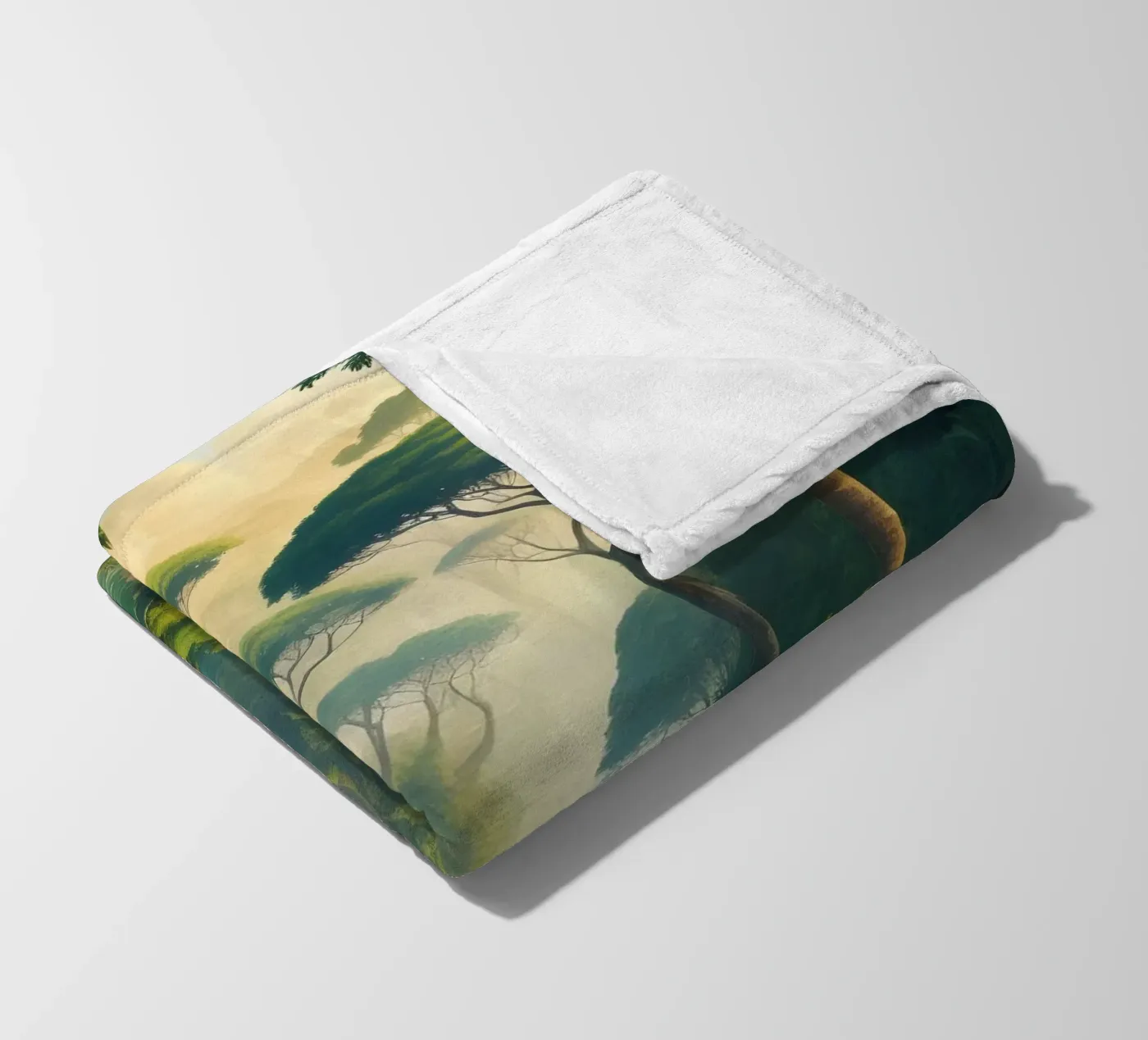 Rainforest plaid polaire de Charnwood Prints