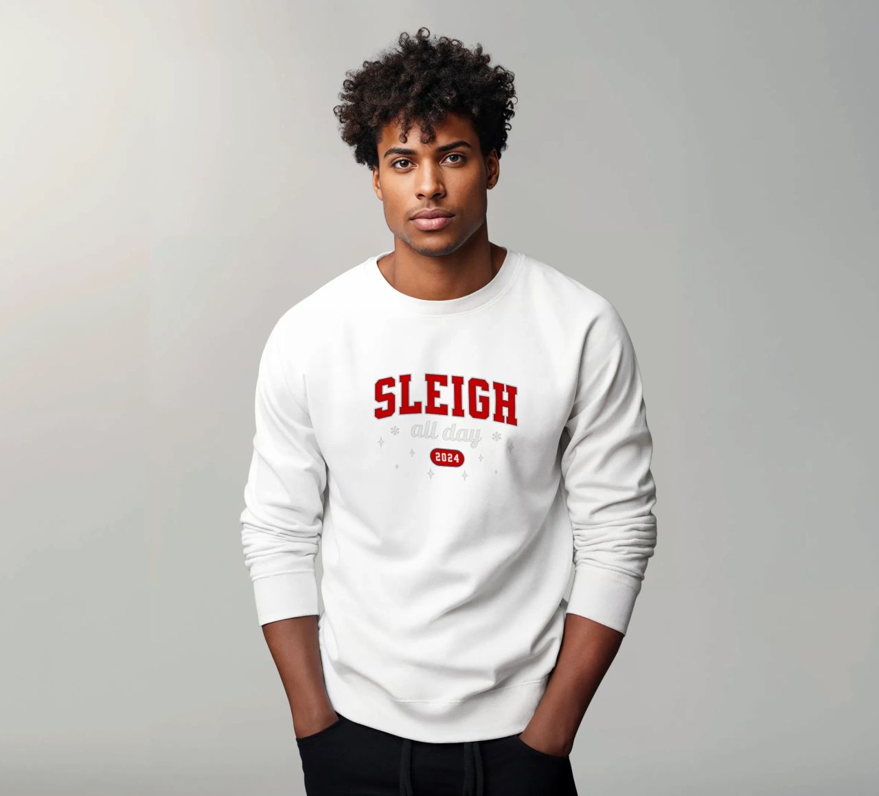 Sleigh all day 2024 felpa da edsonramosart