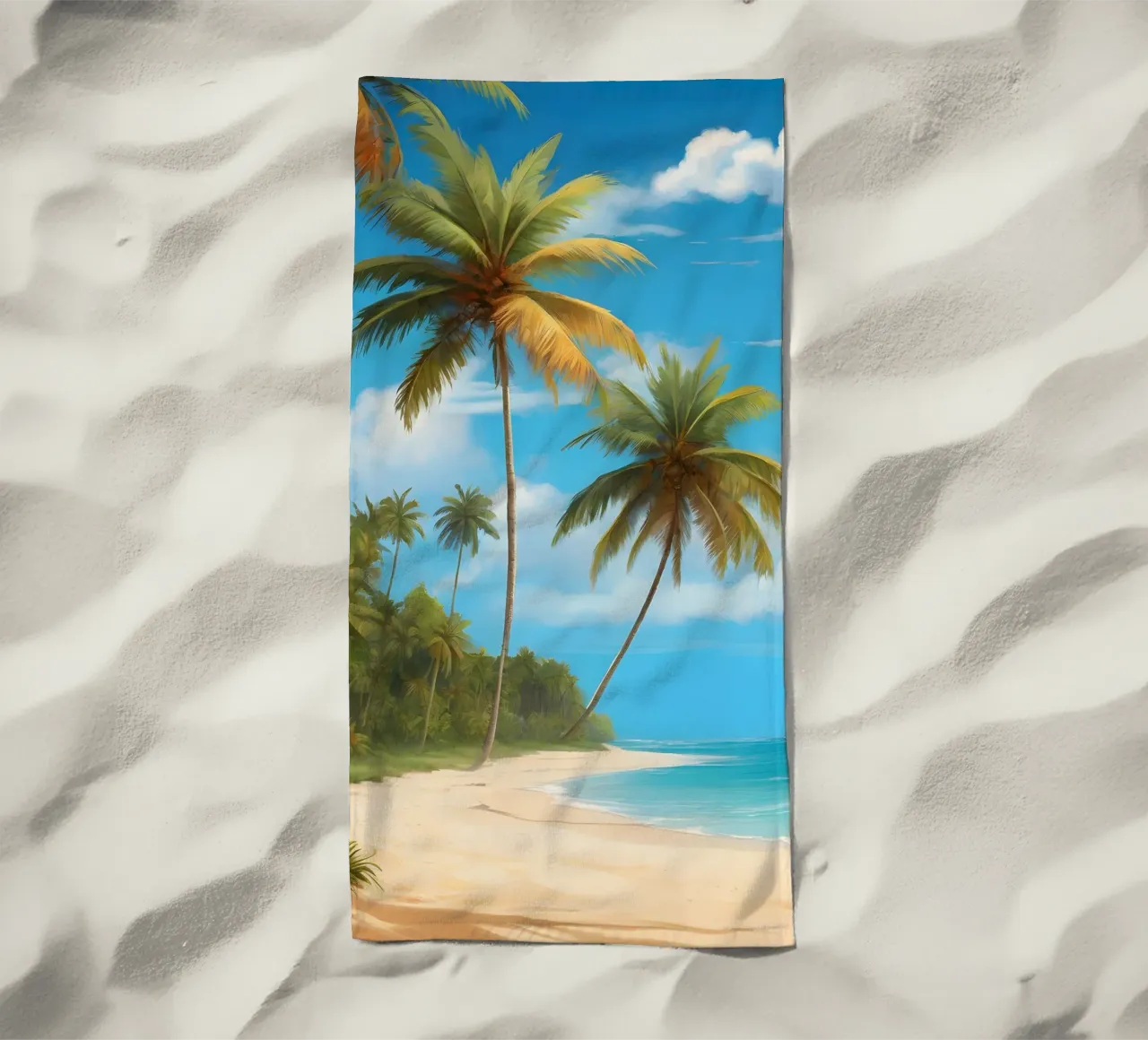 Spiaggia tropicale telo mare da Charnwood Prints