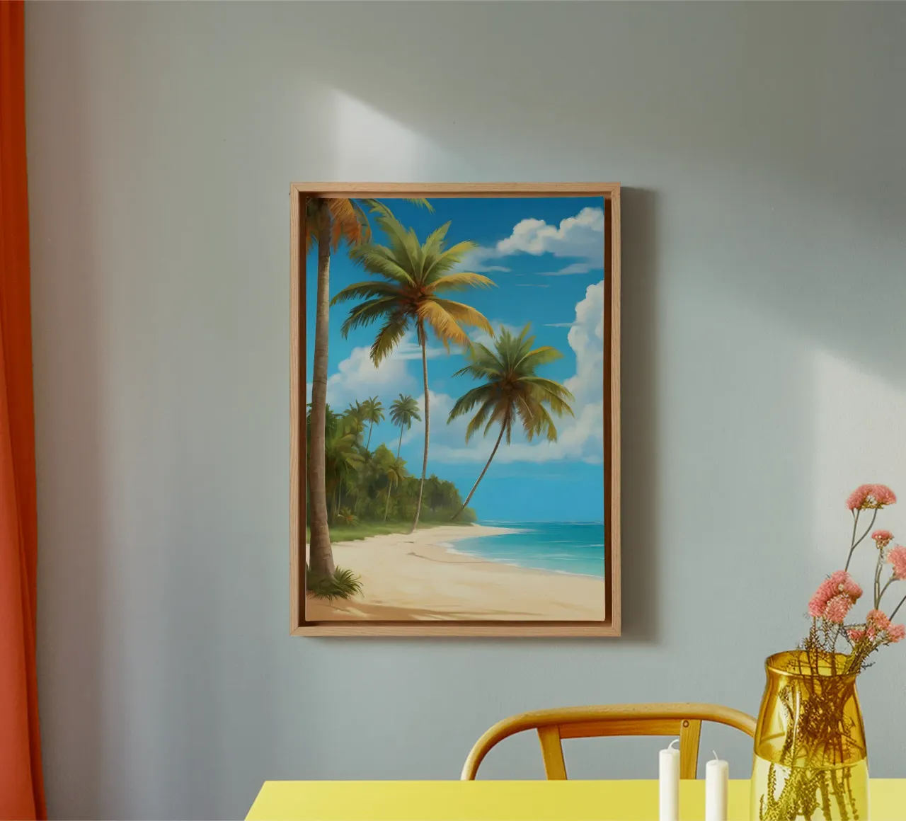 Spiaggia tropicale tela da Charnwood Prints