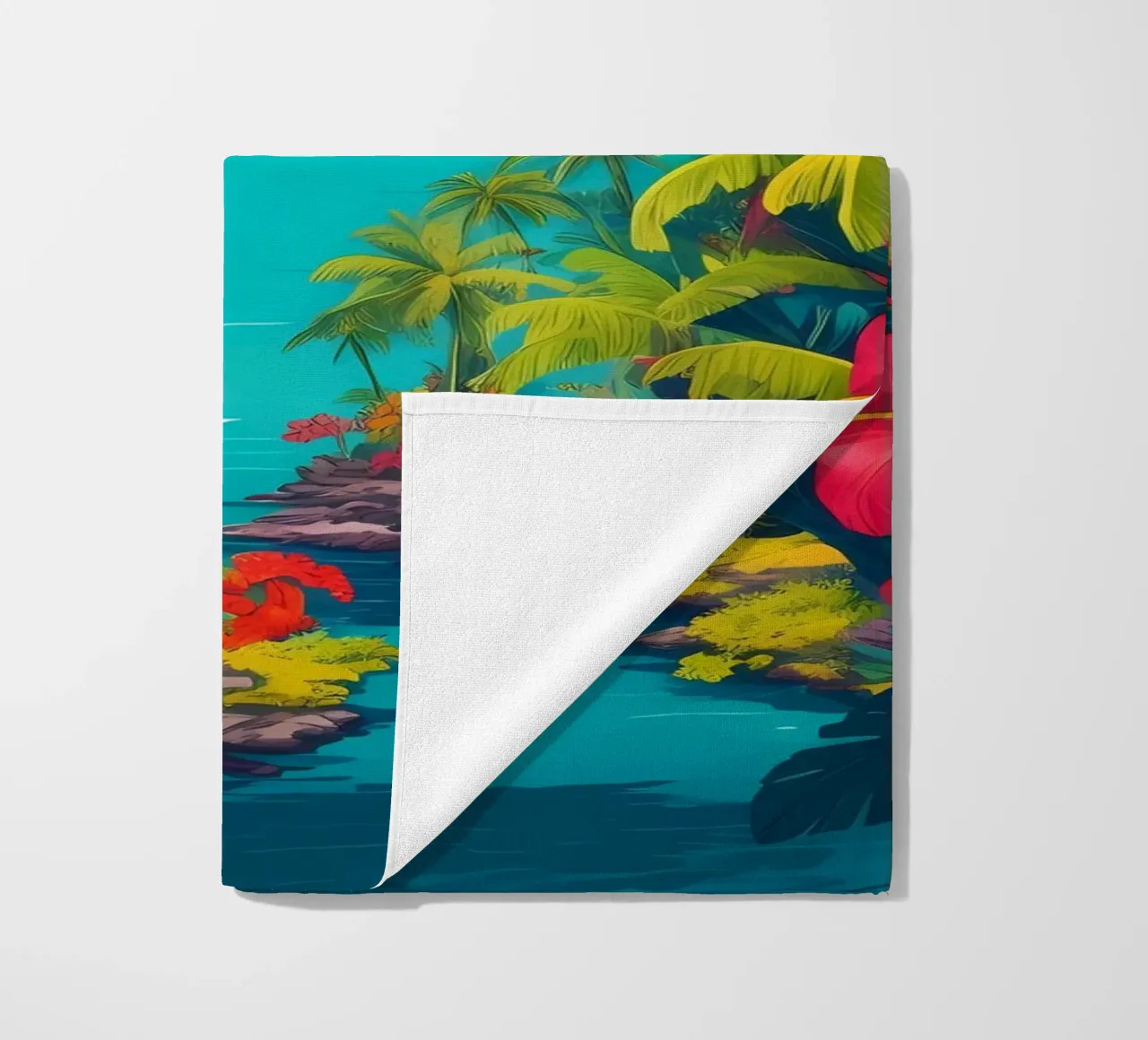 Paradiso tropicale telo mare da Charnwood Prints