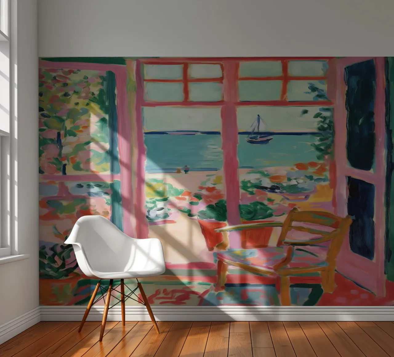 Open Window - inspired by Henri Matisse photo wallpaper by Nikis Art Studio