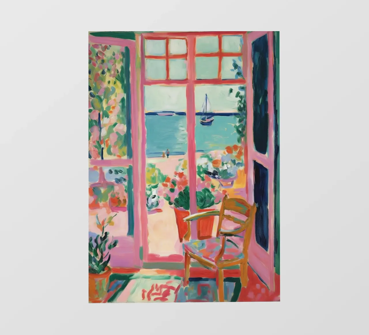 Open Window - inspired by Henri Matisse photo wallpaper by Nikis Art Studio