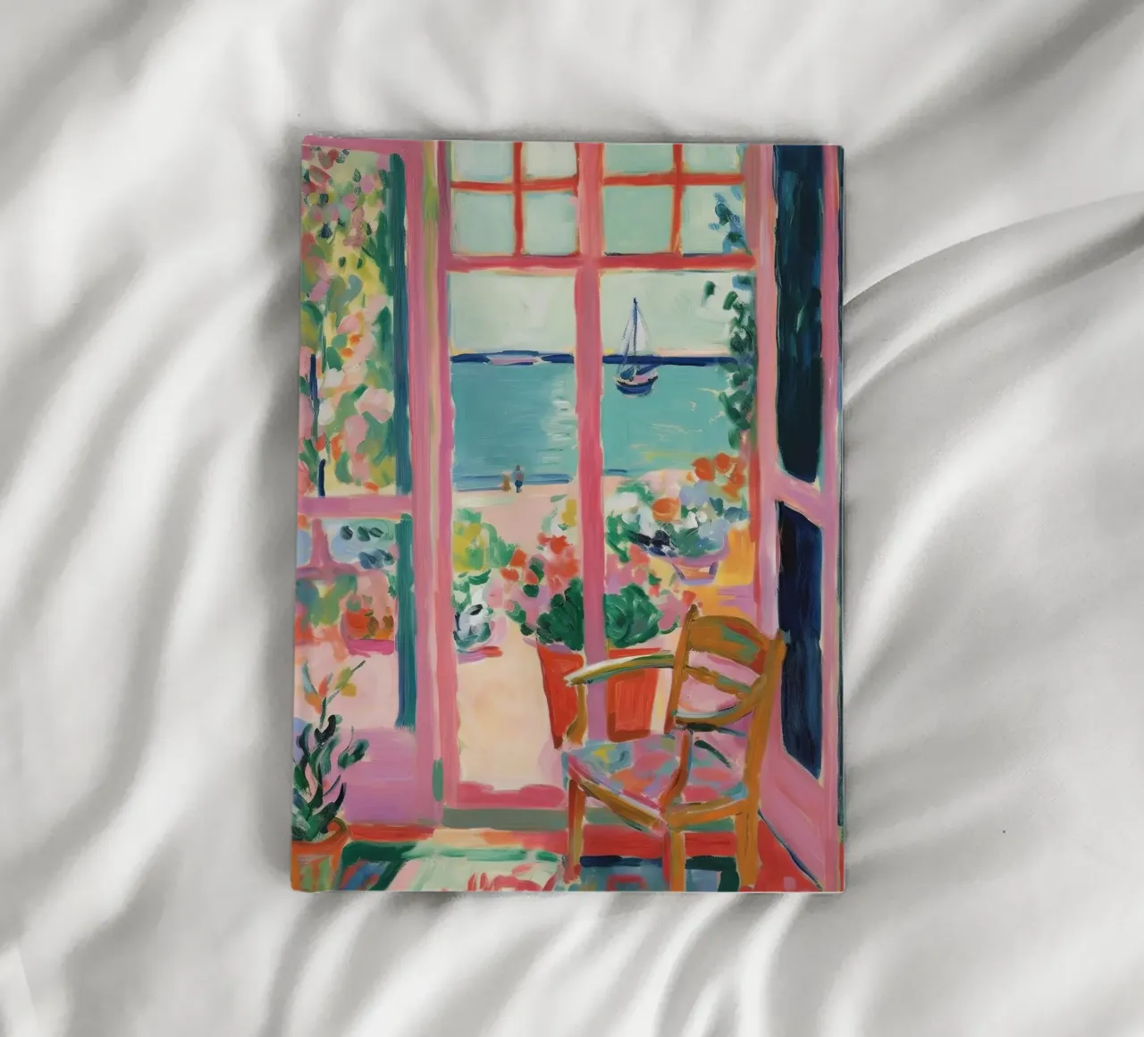Open Window - inspired by Henri Matisse notebook by Nikis Art Studio