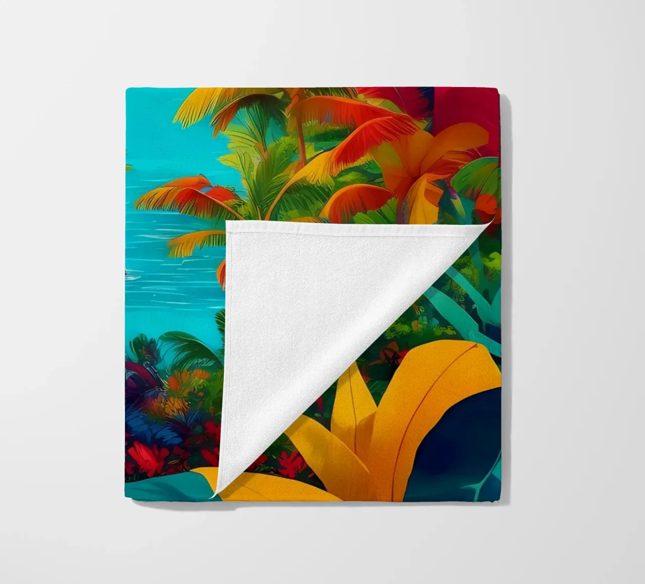 Paradiso tropicale telo mare da Charnwood Prints