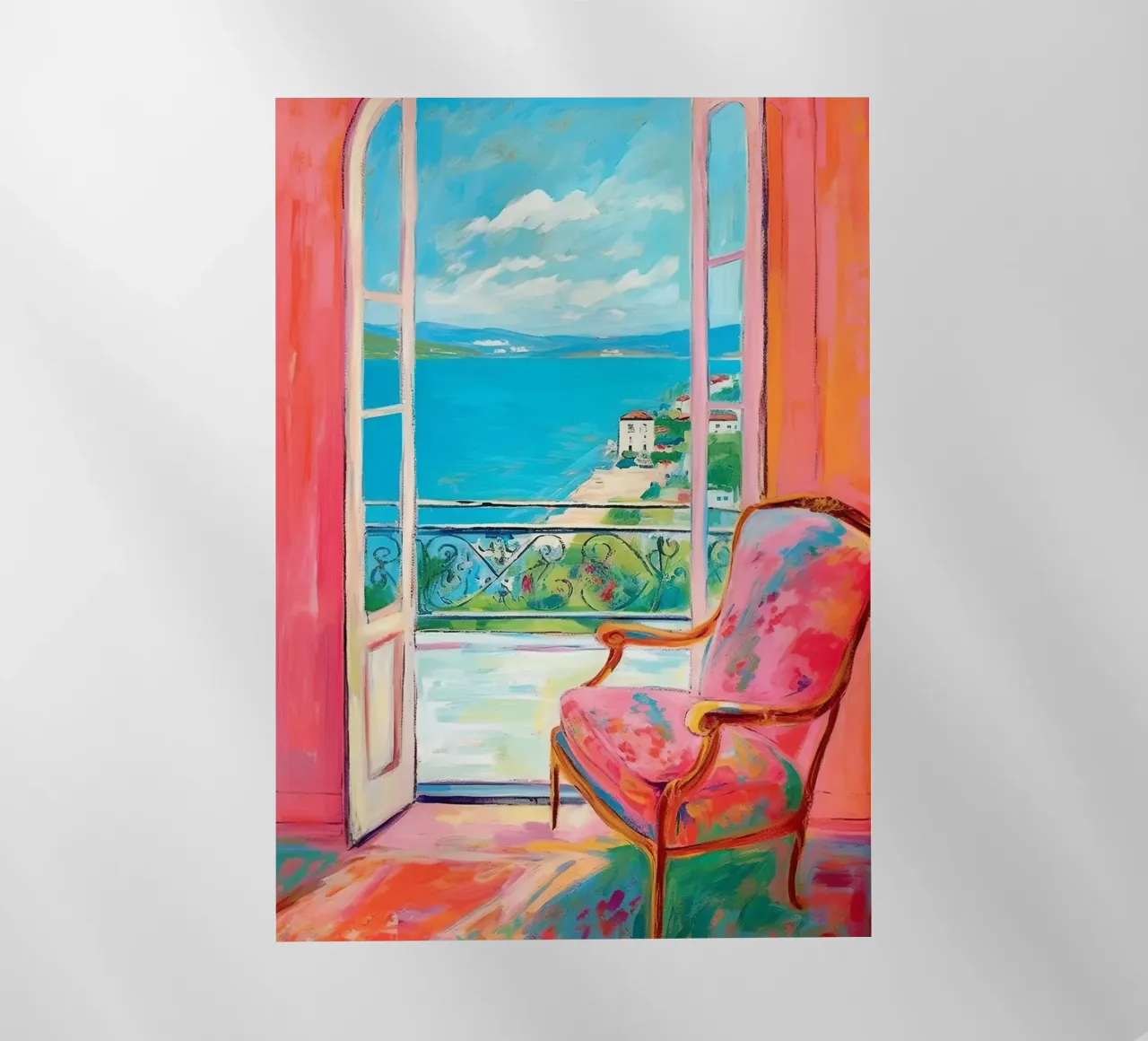 Un tocco di sud: la finestra dei sogni pellicola backlit da Nikis Art Studio