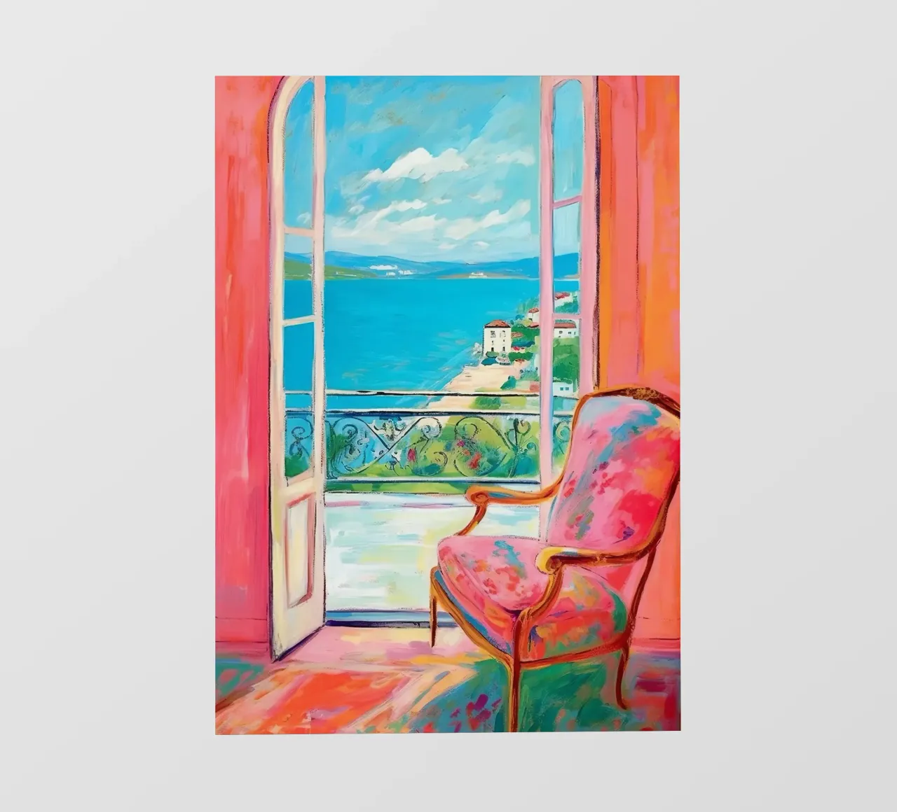 Un toque del sur: la ventana de los sueños lonas publicitarias de Nikis Art Studio