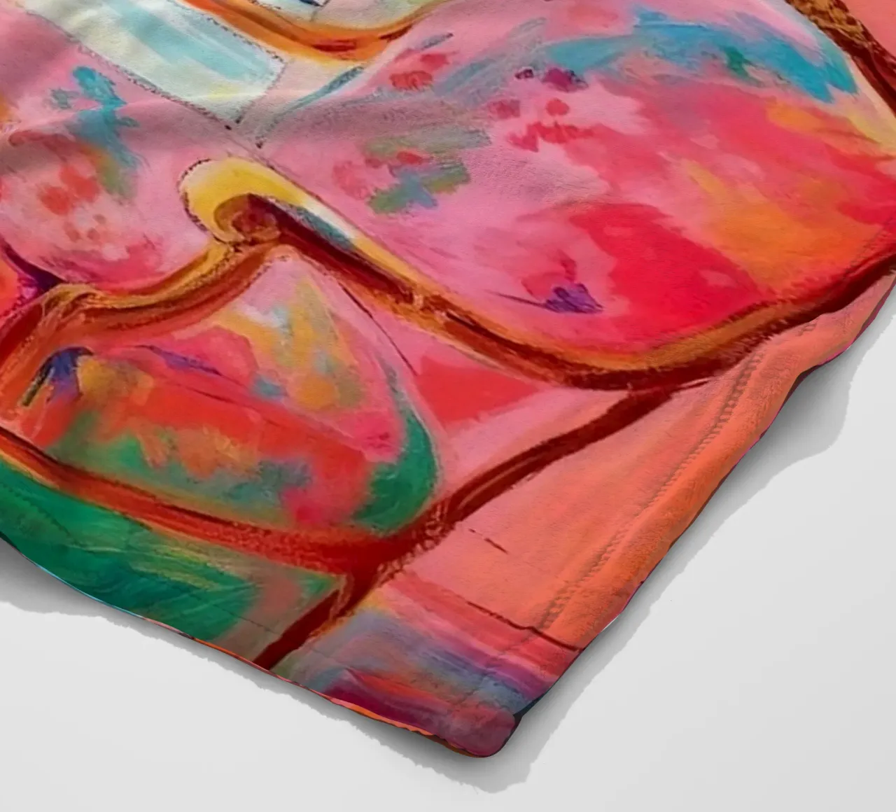 A touch of the south: the window of dreams fleece blanket by Nikis Art Studio