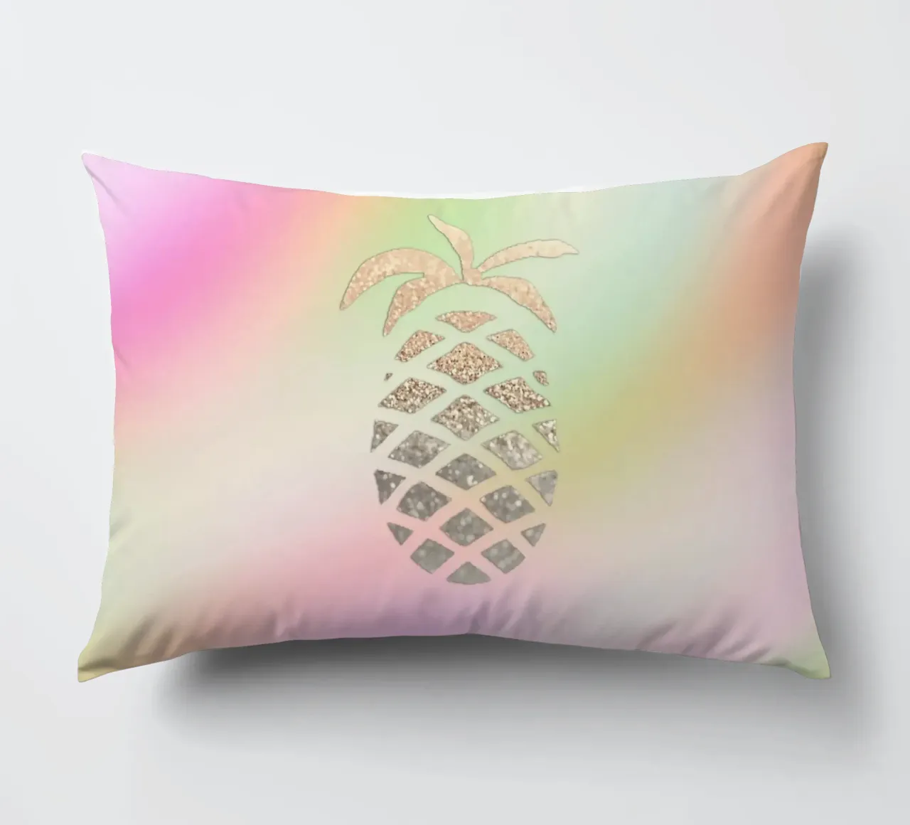 Gold Pineapple decorative cushion by Monika Strigel
