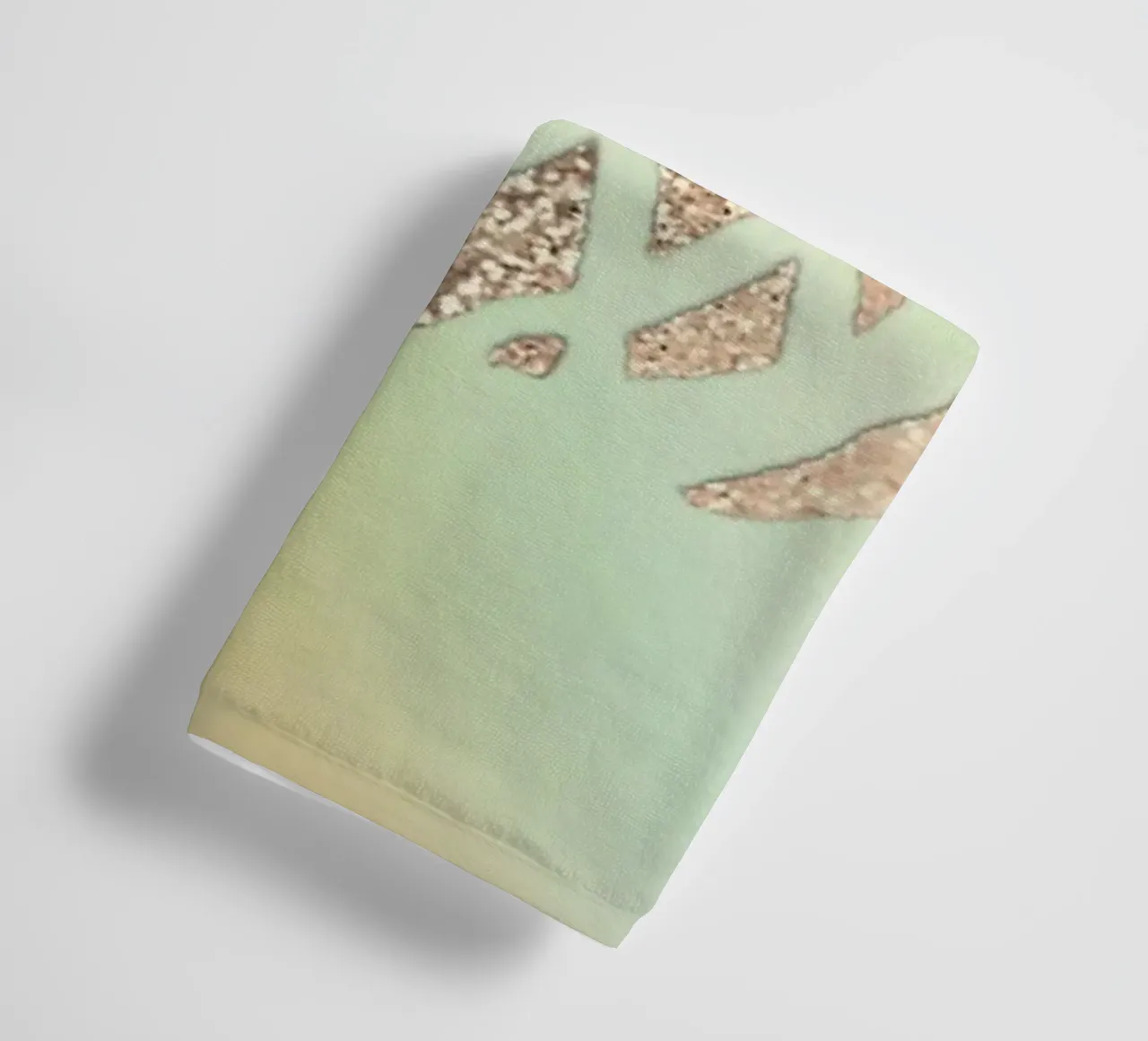 Gold Pineapple towel by Monika Strigel
