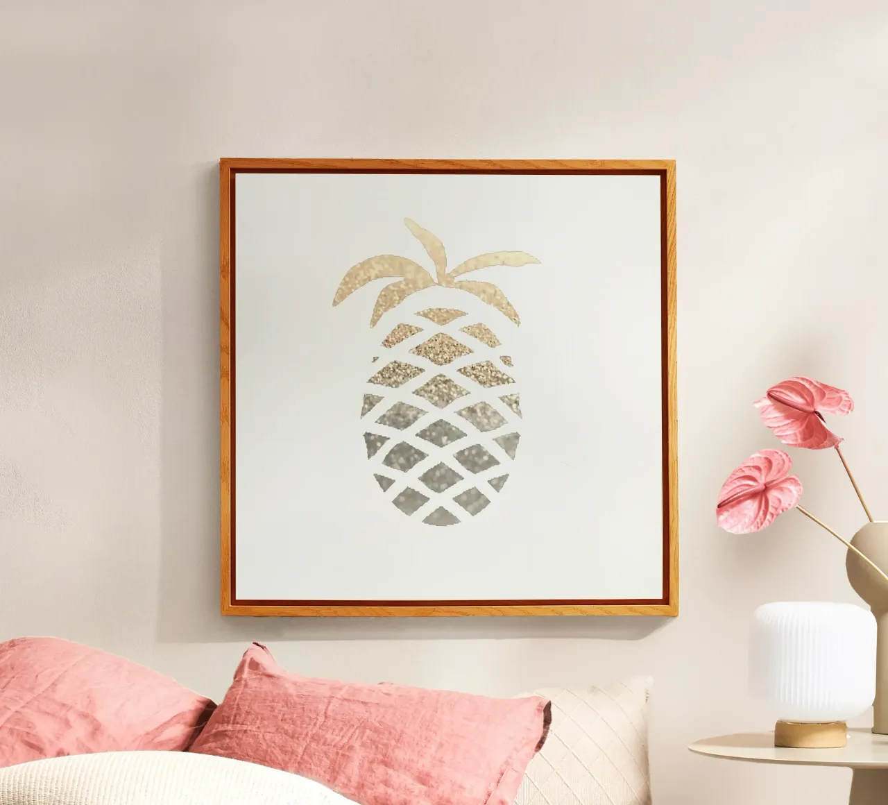 Ananas d'oro plexiglass da Monika Strigel