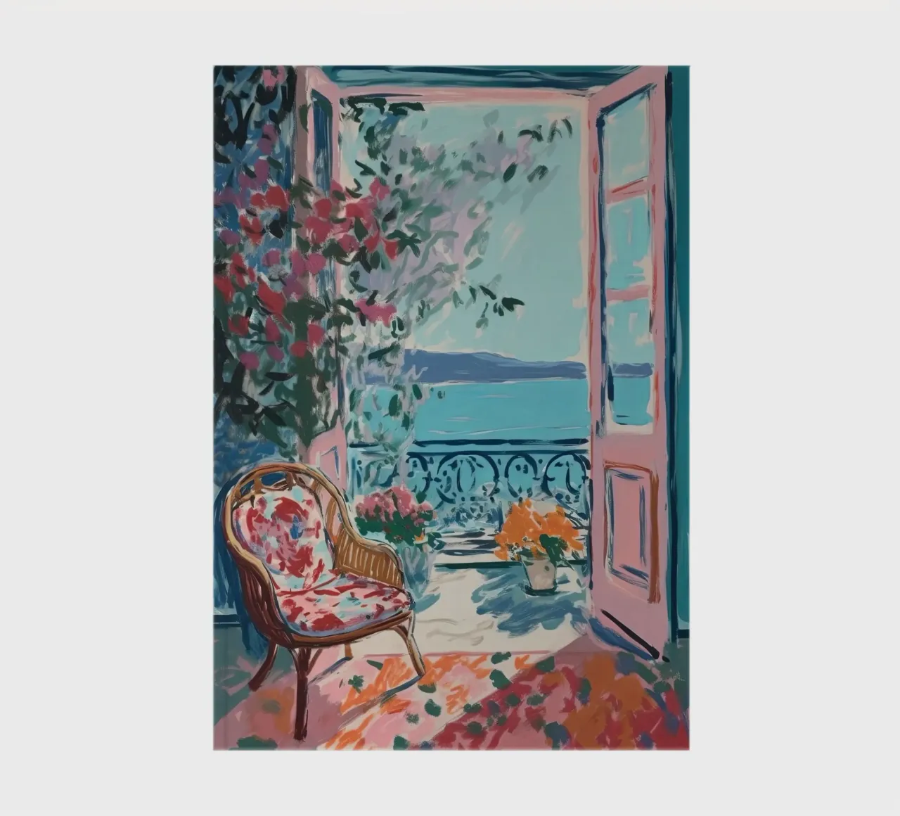 Window of colours: Mediterranean dreams notebook by Nikis Art Studio