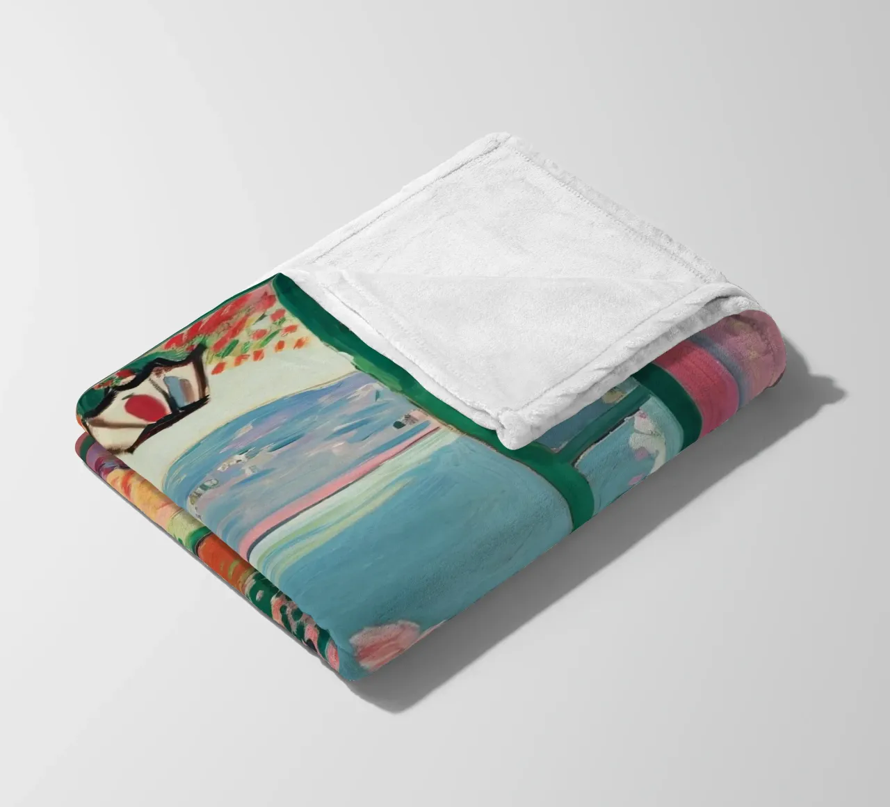 Finestra aperta - ispirato a Henri Matisse coperta in pile da Nikis Art Studio