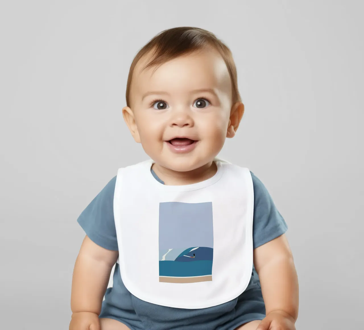 Fornøjelse Surf No. 03 babero de Swen Swensøn