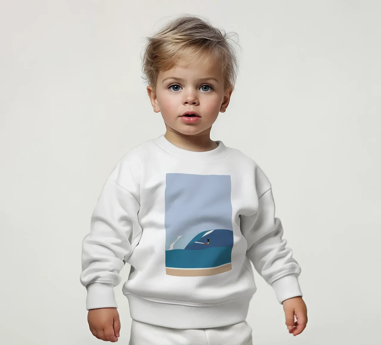 Fornøjelse Surf No. 03 felpa neonato da Swen Swensøn