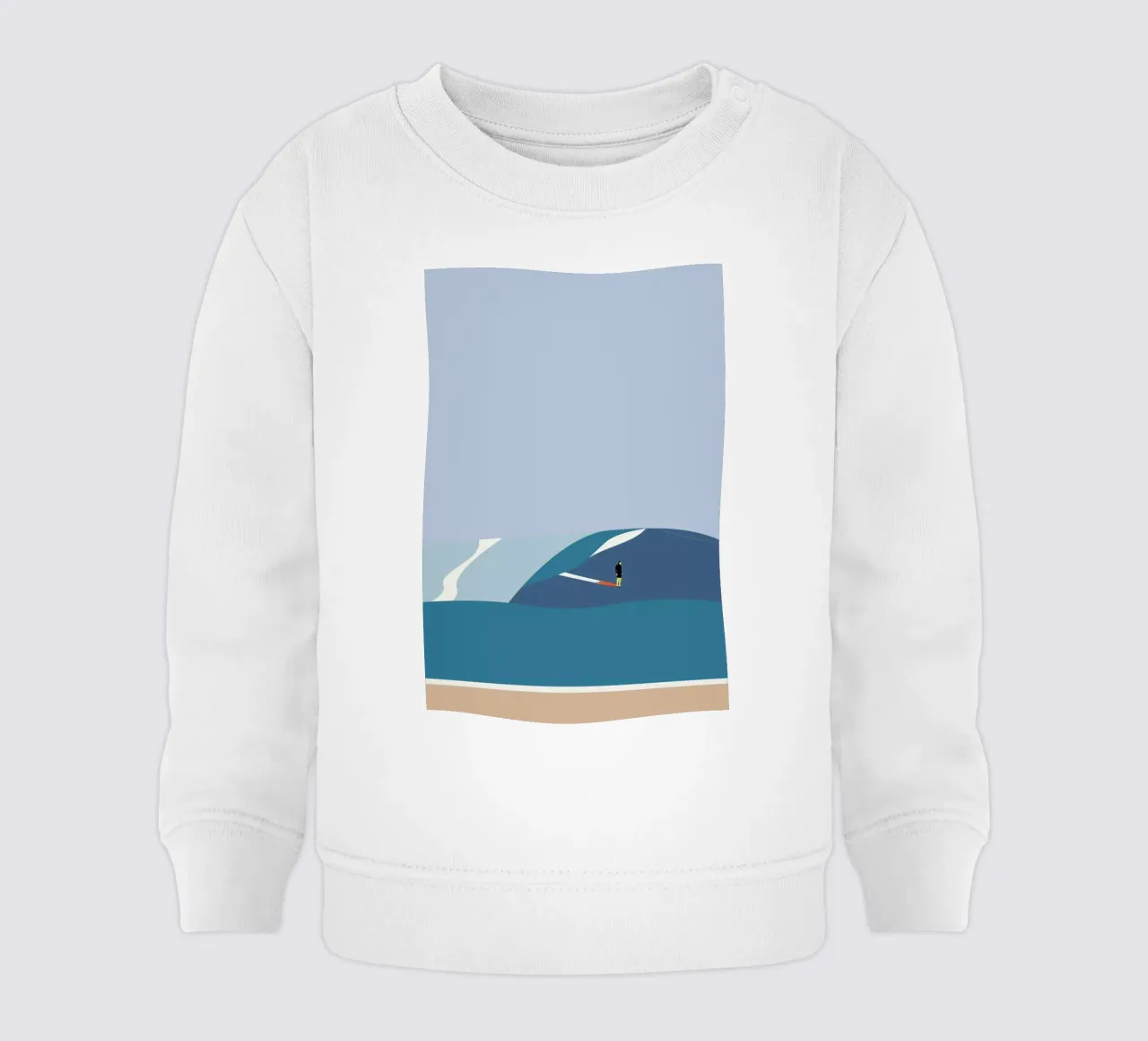 Fornøjelse Surf No. 03 felpa neonato da Swen Swensøn