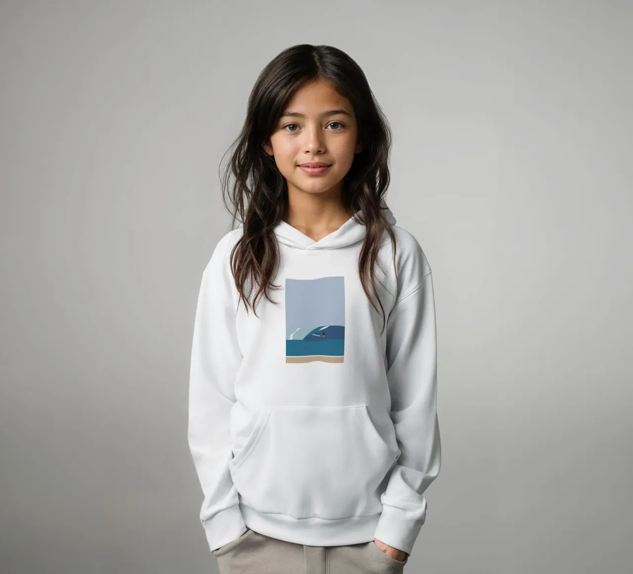 Fornøjelse Surf No. 03 felpa bambino con cappuccio da Swen Swensøn