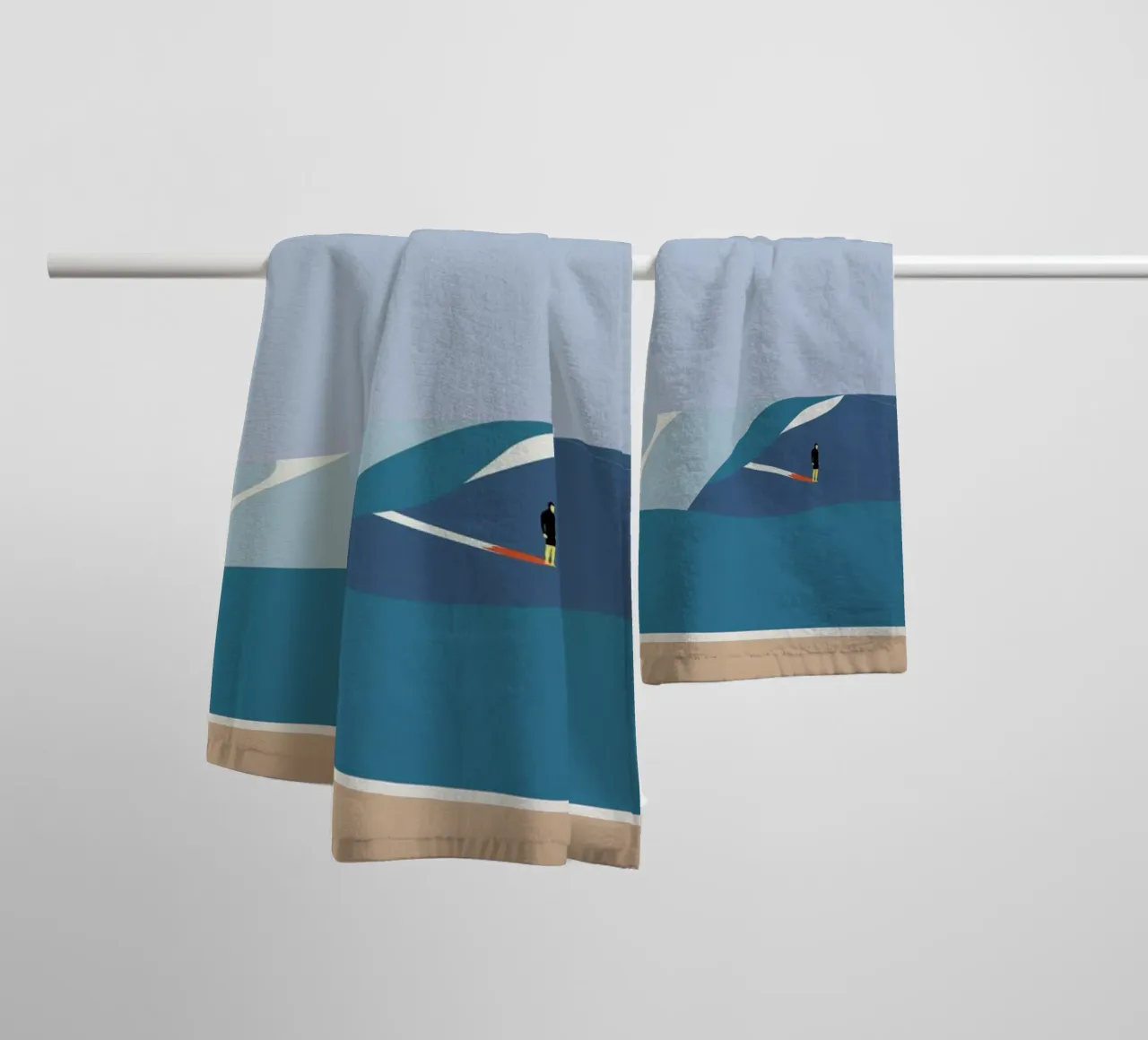 Fornøjelse Surf No. 03 toalla de baño de Swen Swensøn