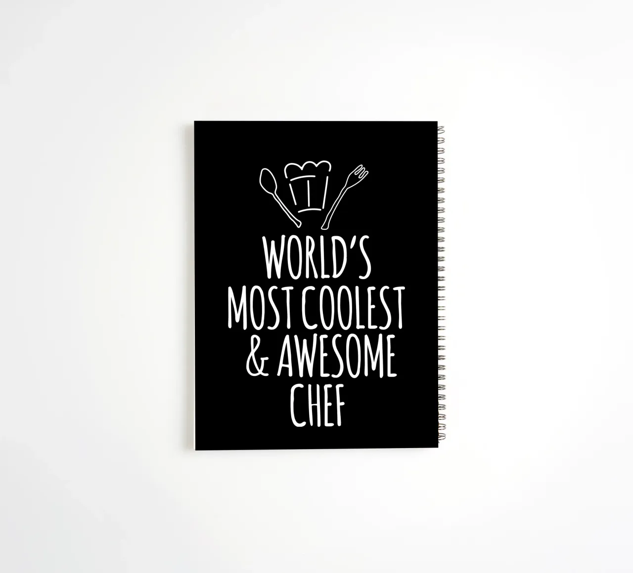 World's most coolest and awesome chef spiral notebook by happieeagle