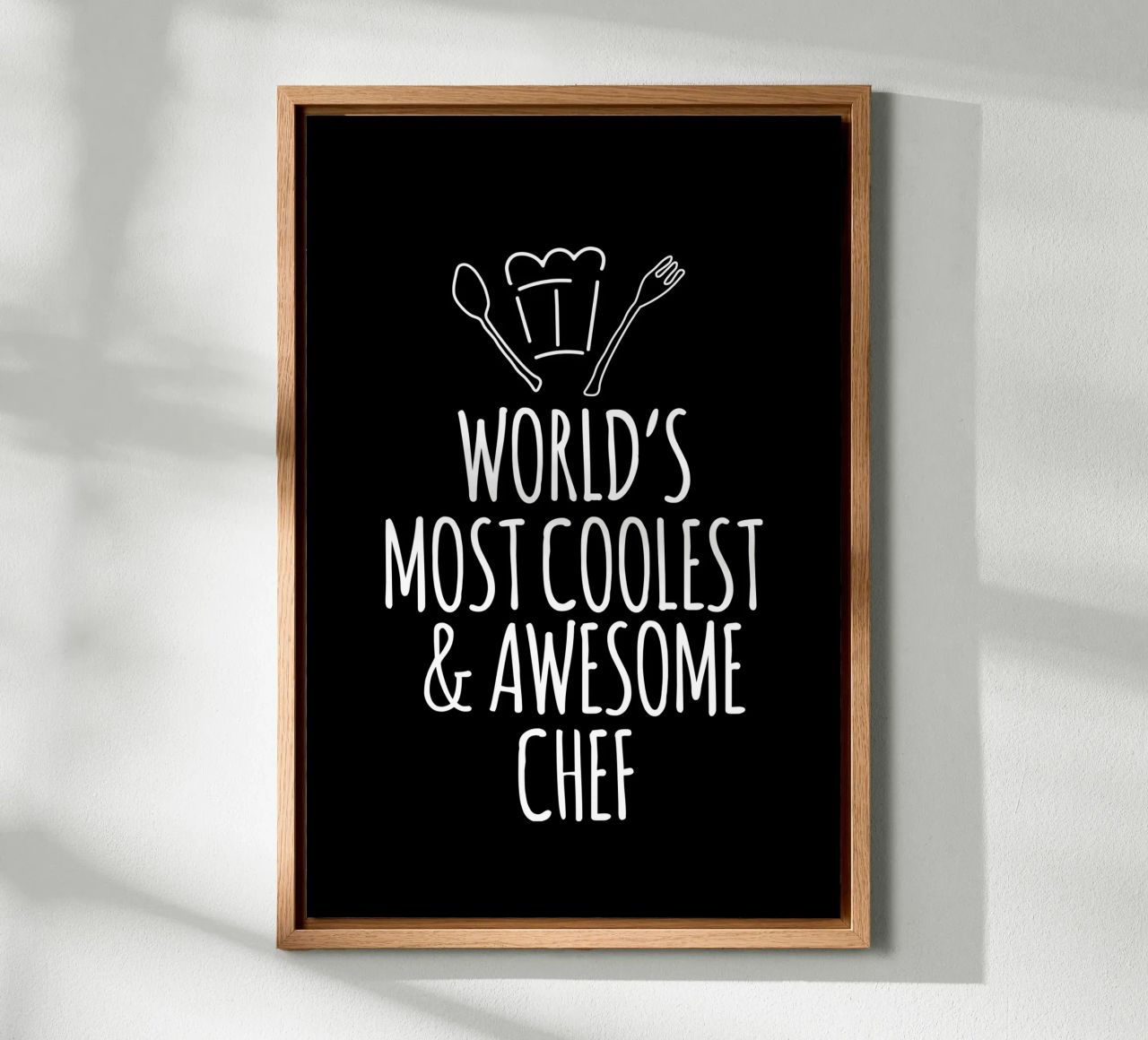 World's most coolest and awesome chef alluminio dibond da happieeagle