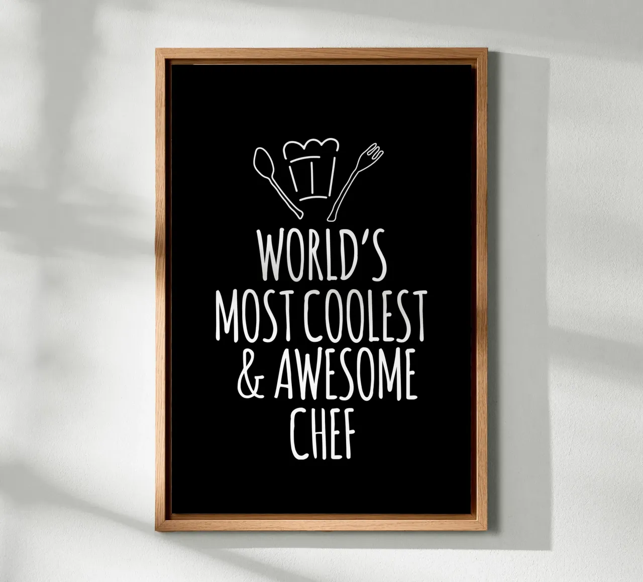 World's most coolest and awesome chef alluminio dibond da happieeagle