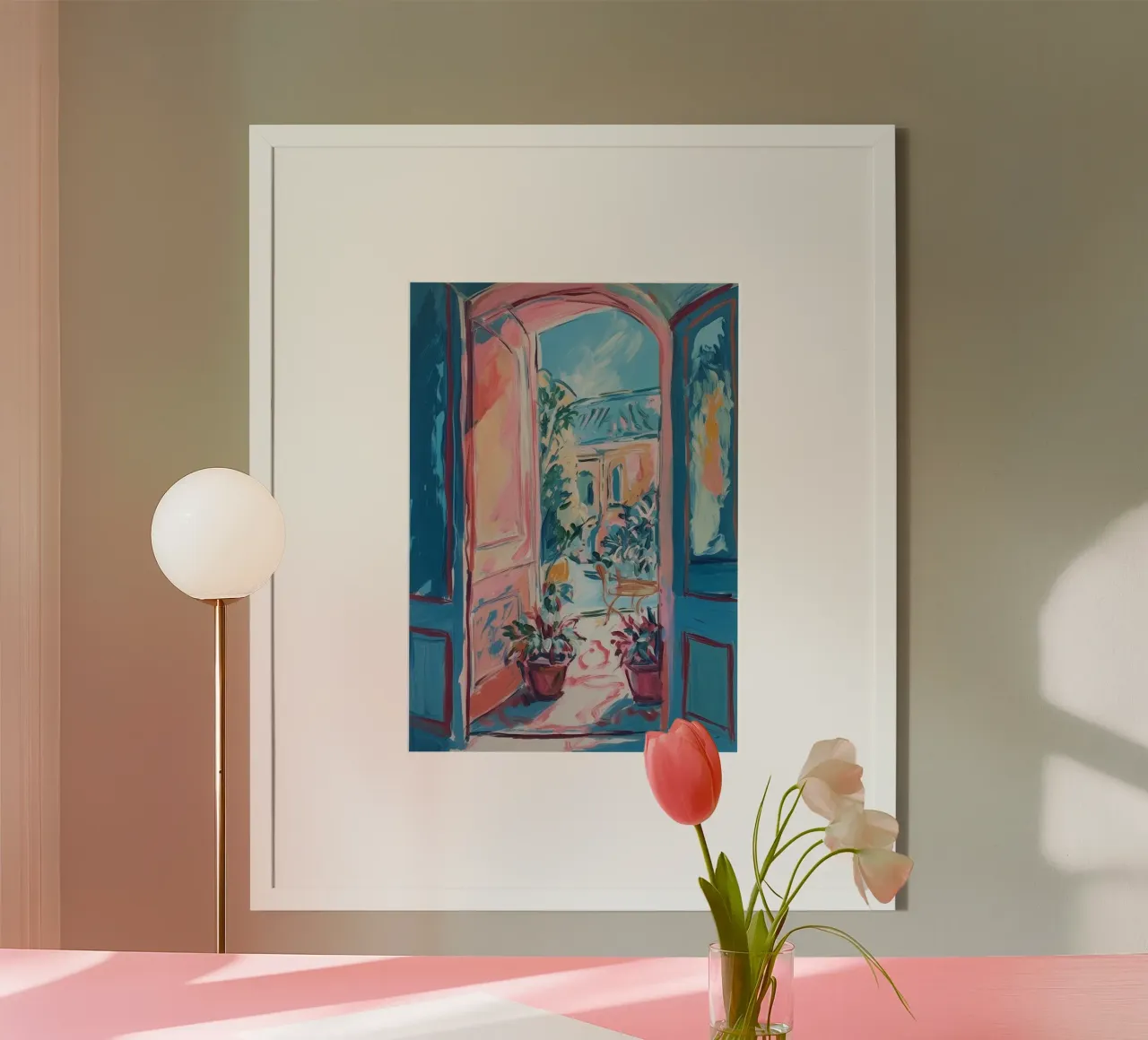 Mediterranean silence: a glimpse into infinity hahnemühle by Nikis Art Studio