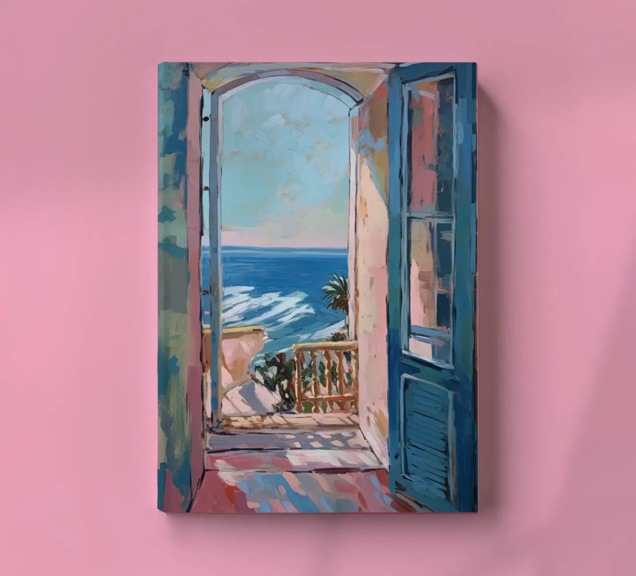 Where colours breathe: the open window notebook by Nikis Art Studio