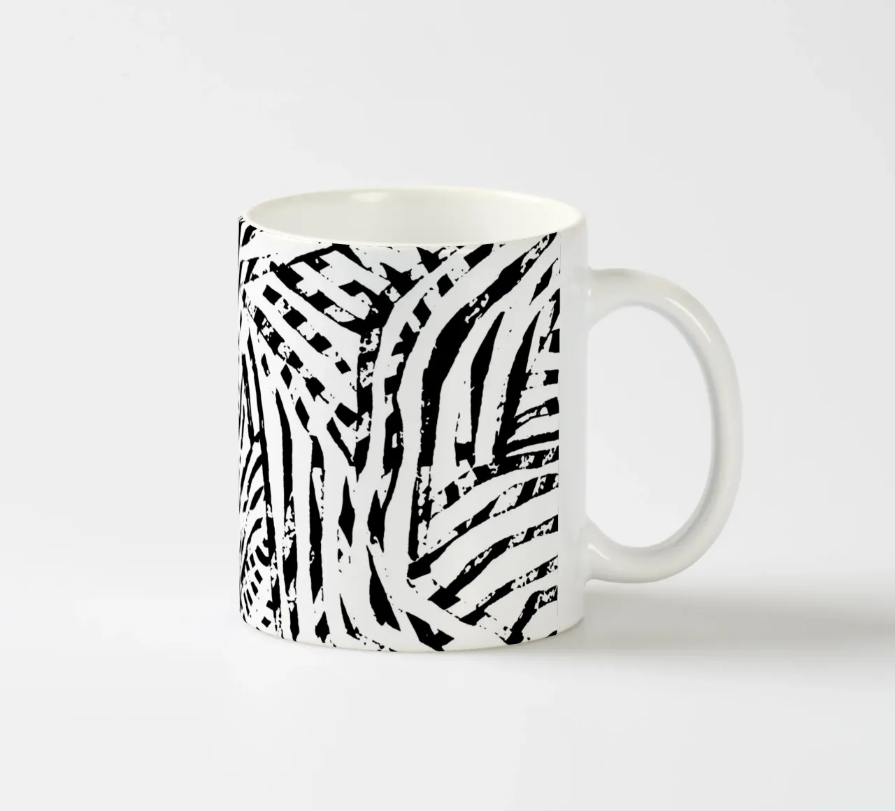 Black Lines tazza in ceramica da Studio ROSAGRAU