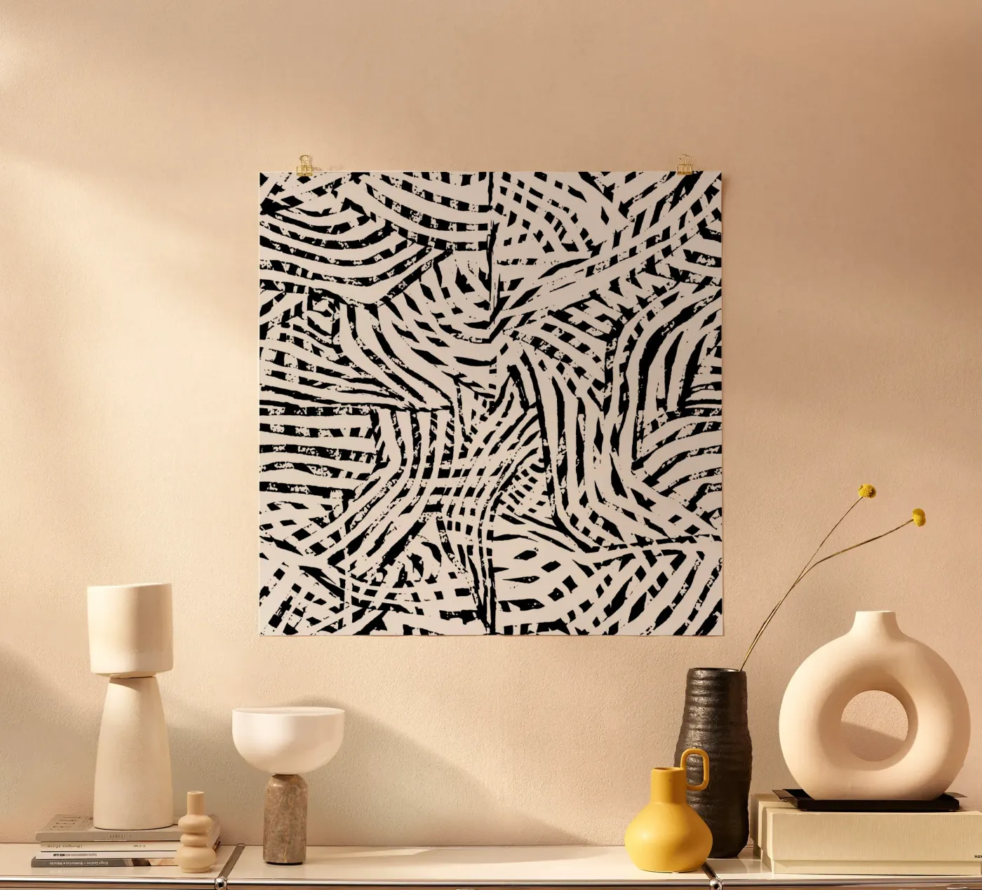 Black Lines poster da Studio ROSAGRAU