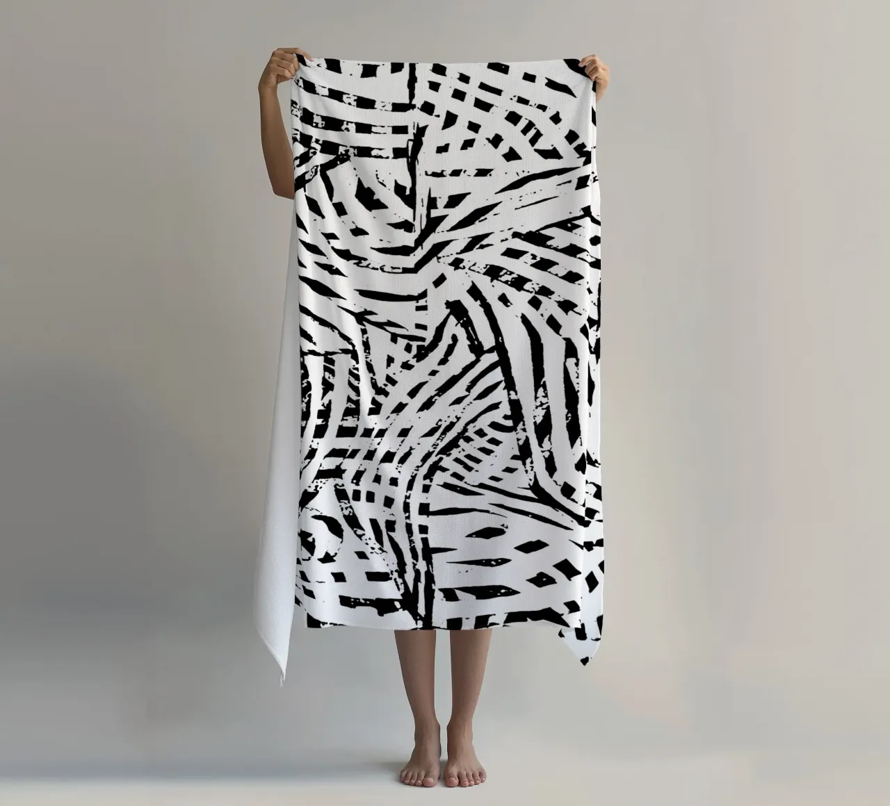 Black Lines telo mare da Studio ROSAGRAU