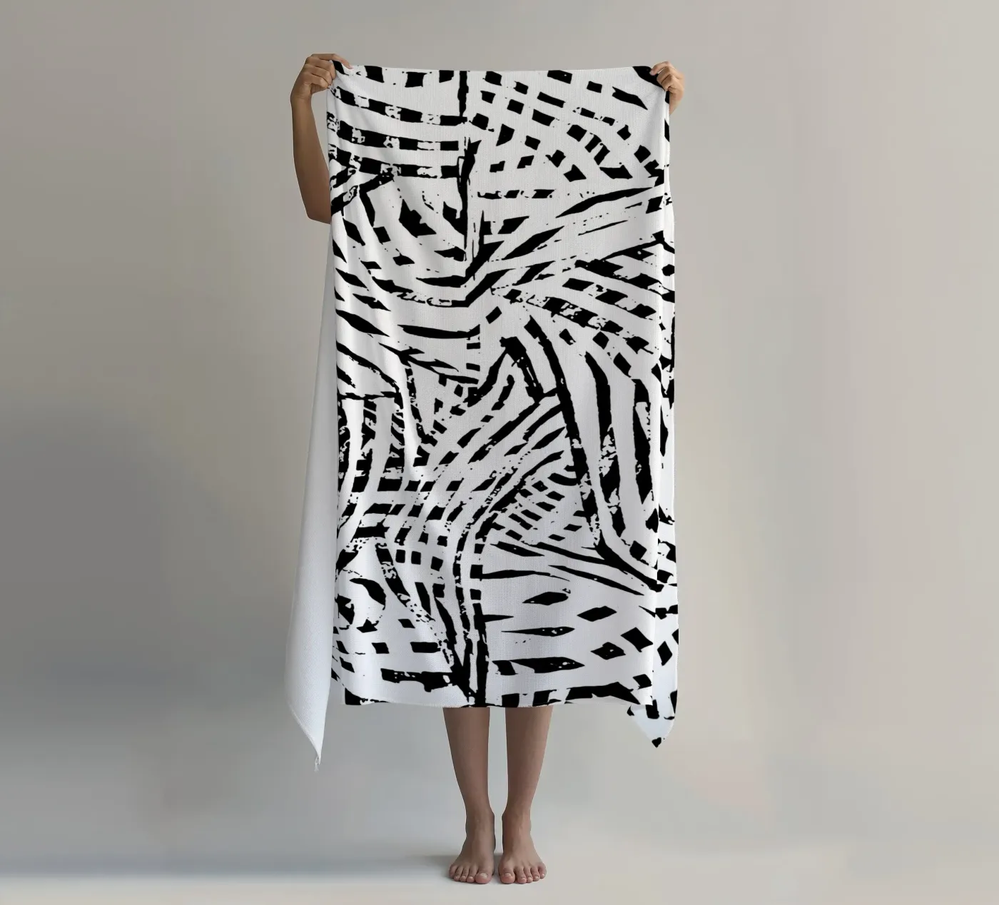 Black Lines telo mare da Studio ROSAGRAU