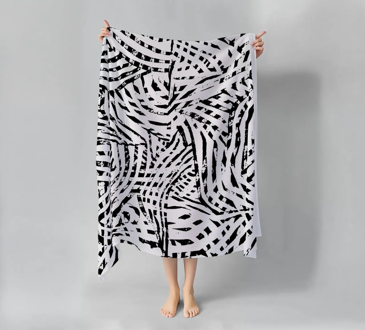 Black Lines telo mare da Studio ROSAGRAU