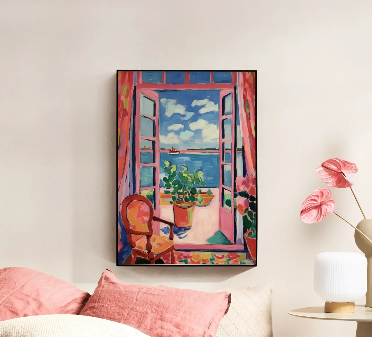 Finestre a sud: dove danzano luce e colori plexiglass da Nikis Art Studio