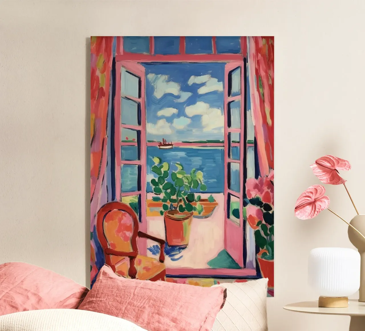 Finestre a sud: dove danzano luce e colori plexiglass da Nikis Art Studio