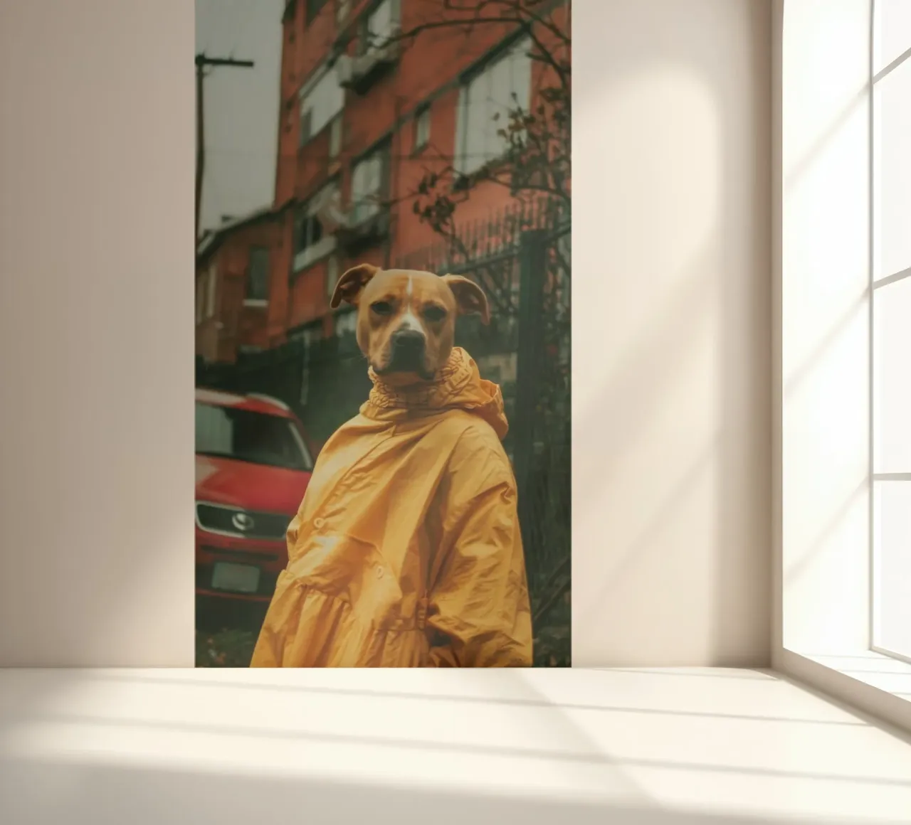 Buddy fotobehang van Affiches Chien Originales – Dogland