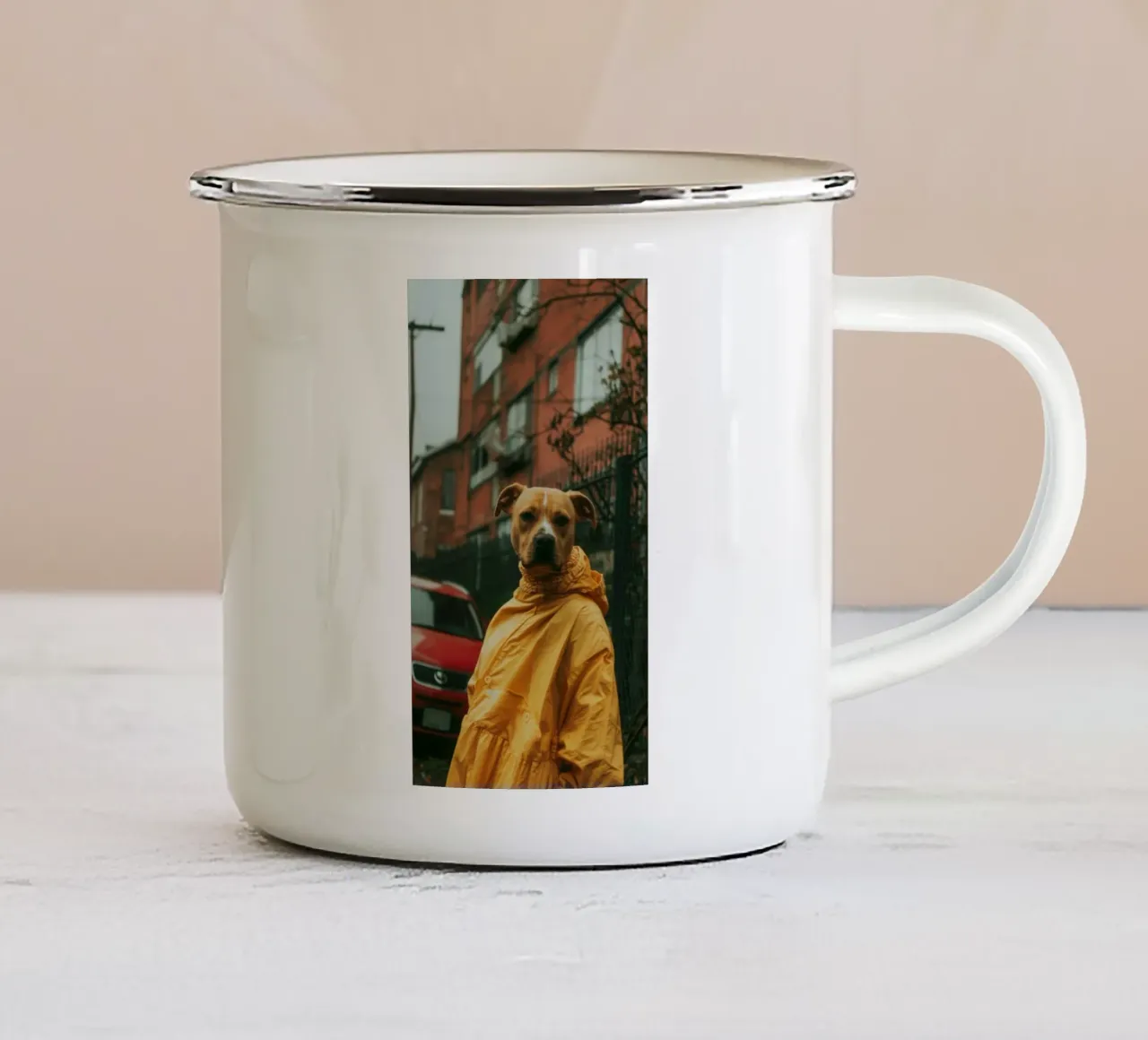 Amico tazza in smalto da Affiches Chien Originales – Dogland