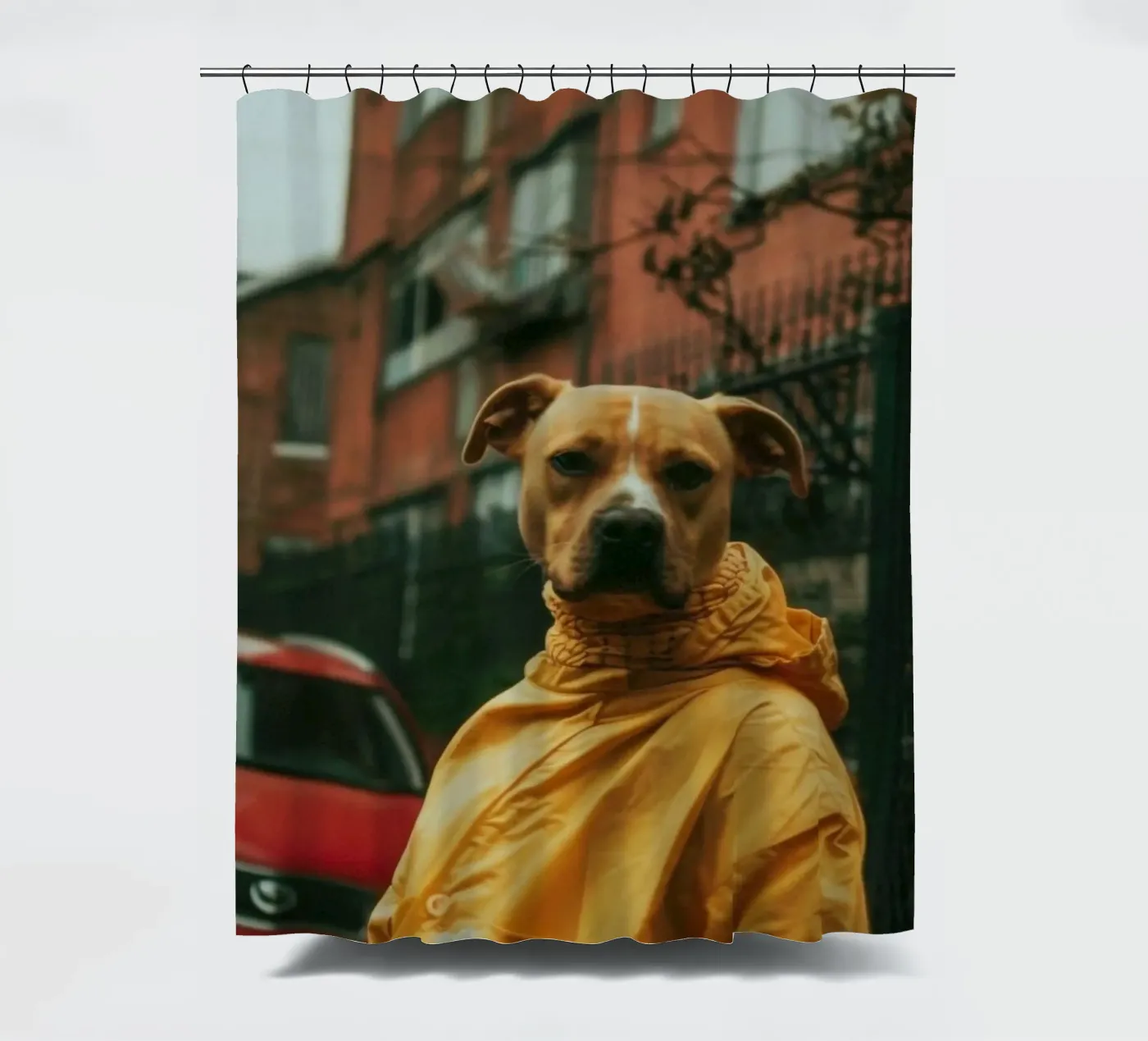 Kumpel Duschvorhang von Affiches Chien Originales – Dogland