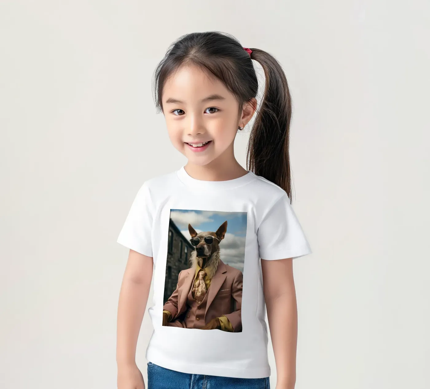 Duke t-shirt bambini da Affiches Chien Originales – Dogland