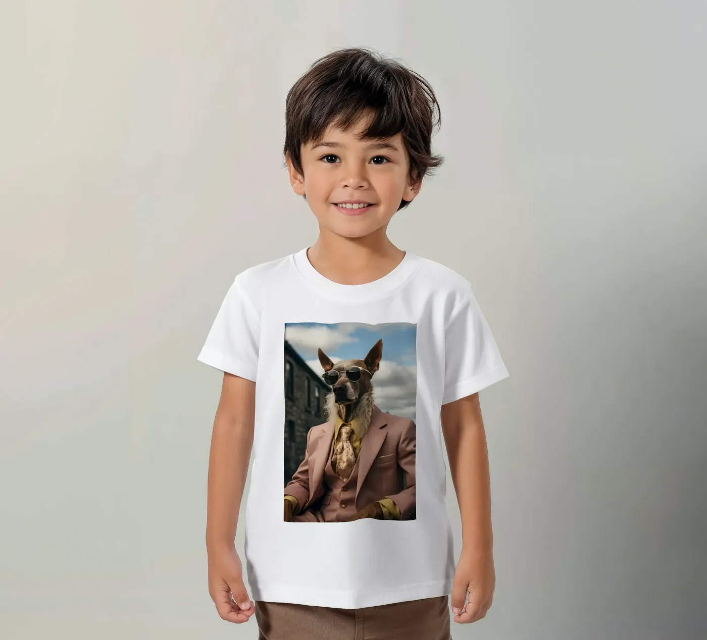 Duke t-shirt bambini da Affiches Chien Originales – Dogland