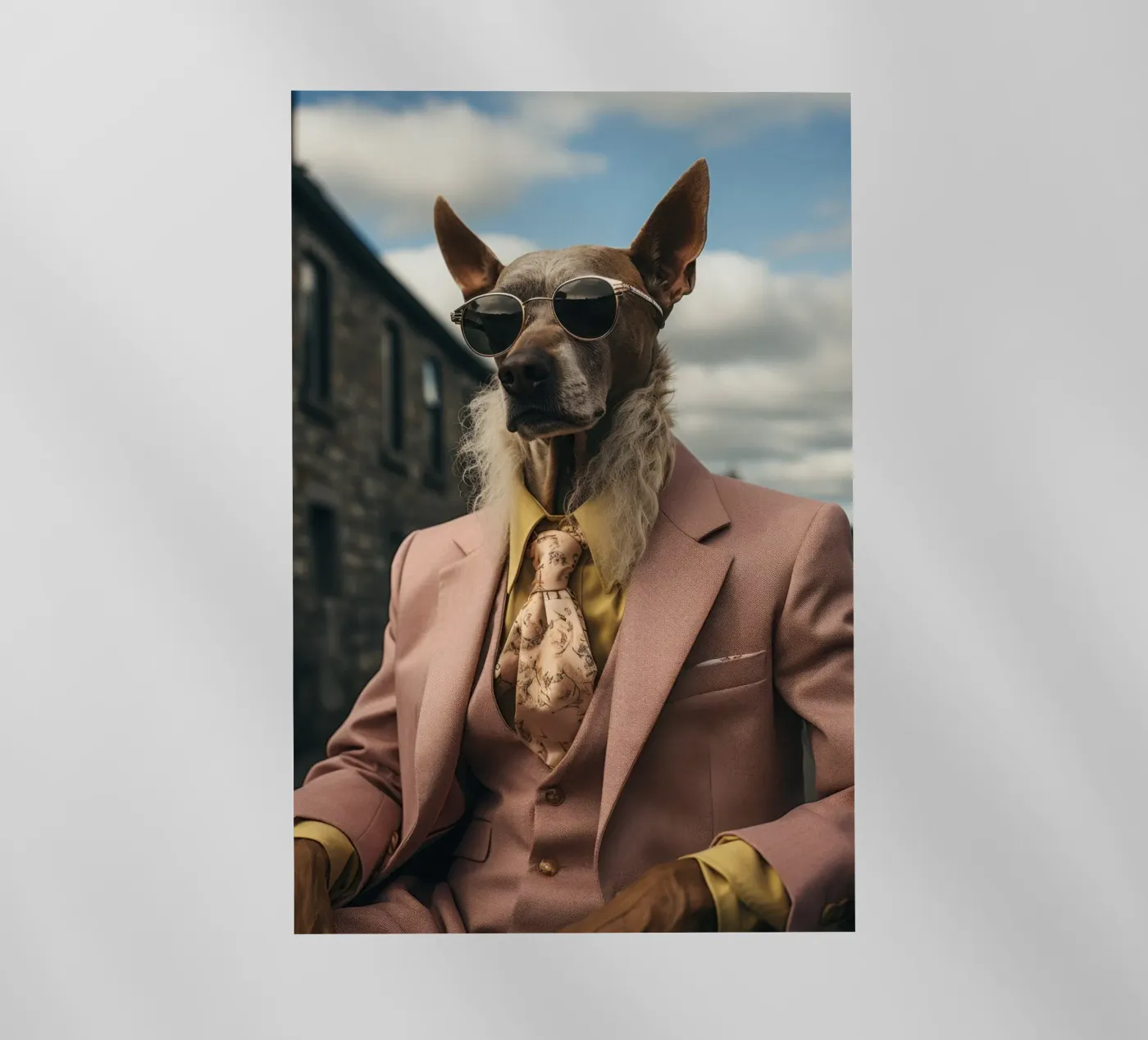 Duke pellicola backlit da Affiches Chien Originales – Dogland